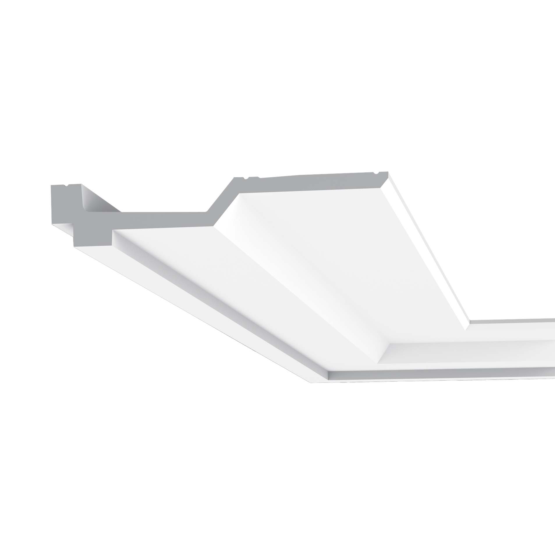 Orac Decor C354 8-1/2-in x 78-in Primed Polyurethane Crown Moulding