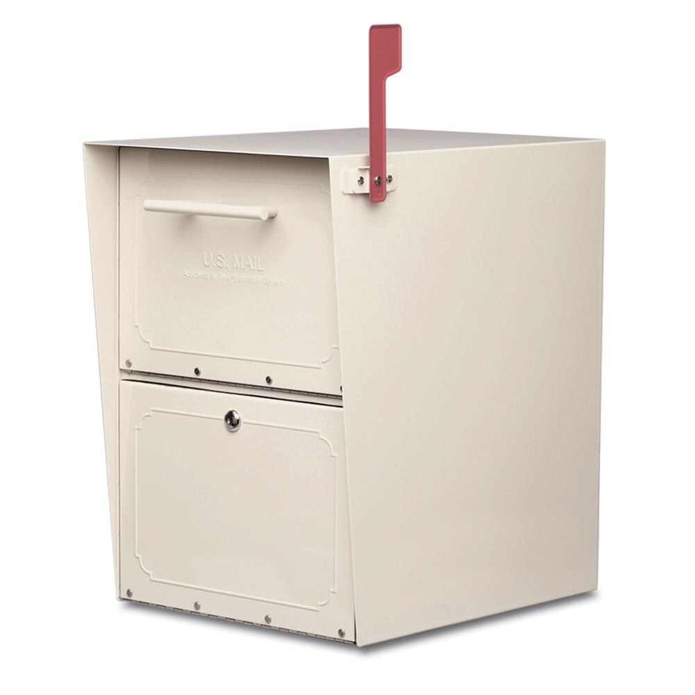 Architectural Mailboxes Extra Large Metal Sand Post Mount Locking ...