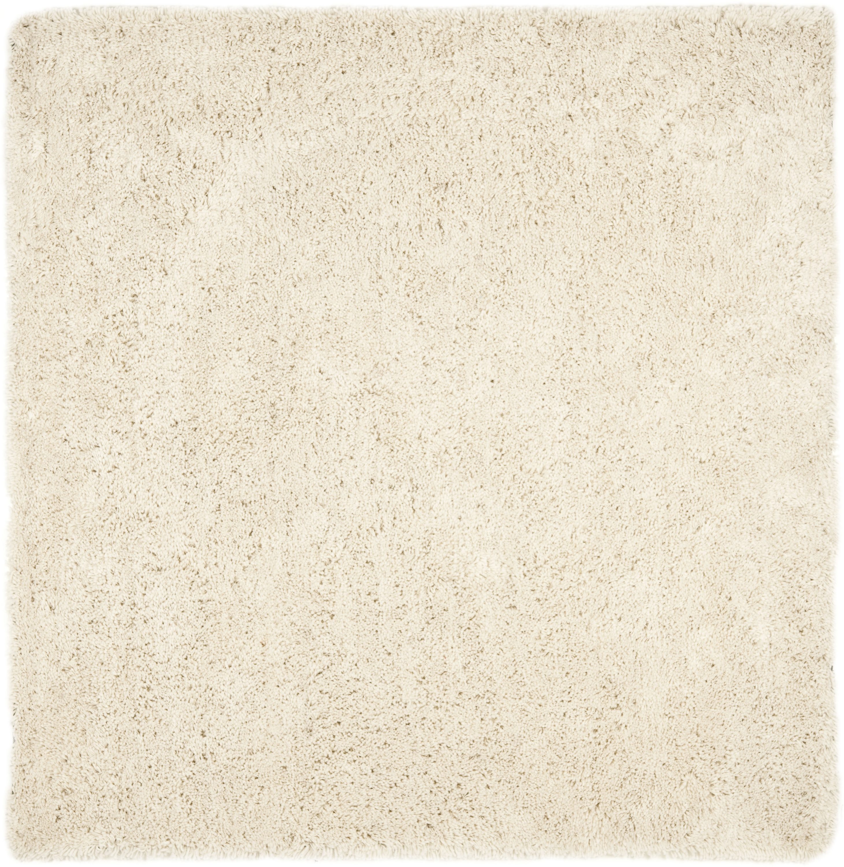 Safavieh SG240A-7SQ Ultra Shag 7 x 7 (ft) Tufted Polyester White Square Indoor Solid Area rug