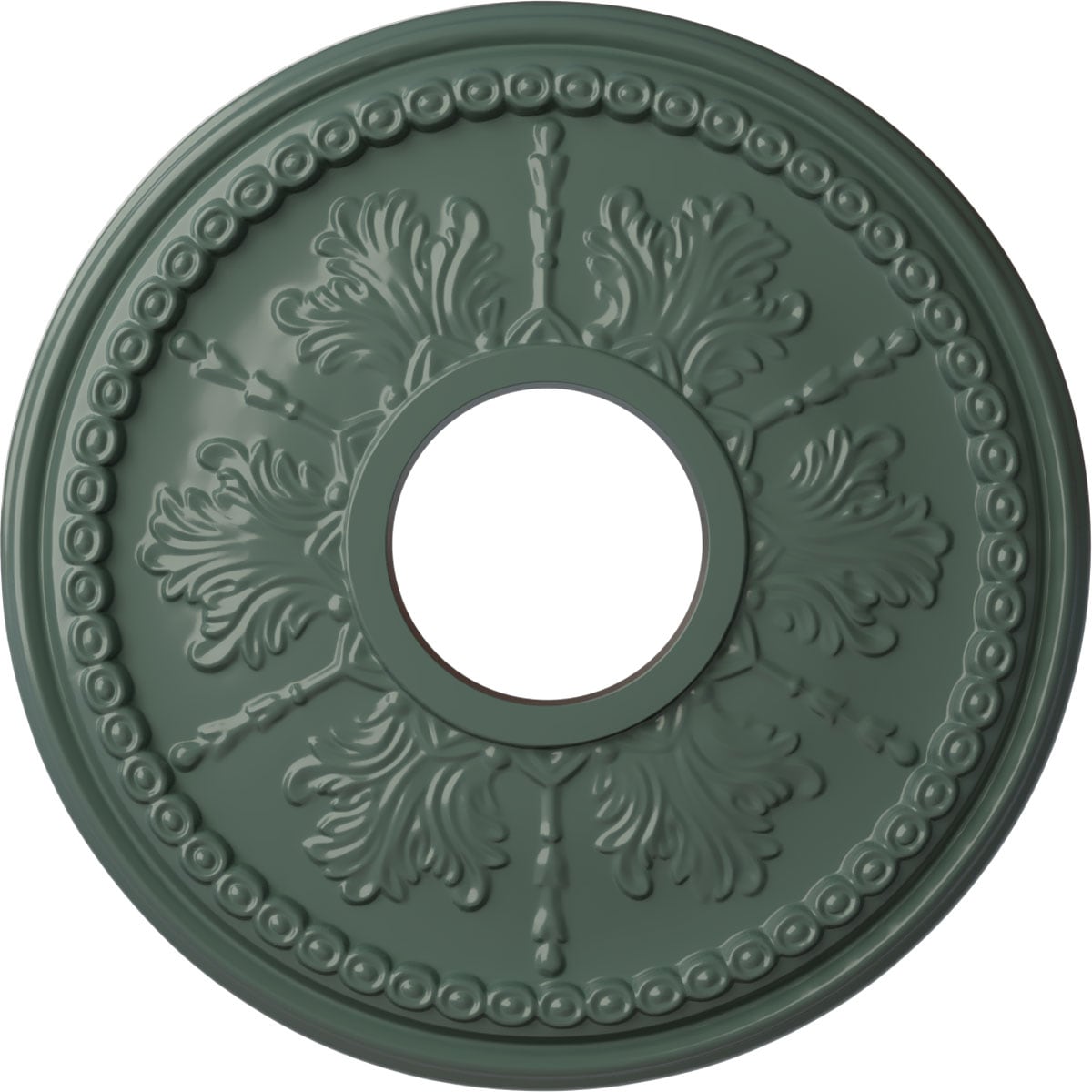 Ekena Millwork CM13TICBF Tirana 13.875-in W x 13.875-in L Painted Cloud Burst Polyurethane Whole Ceiling Medallion