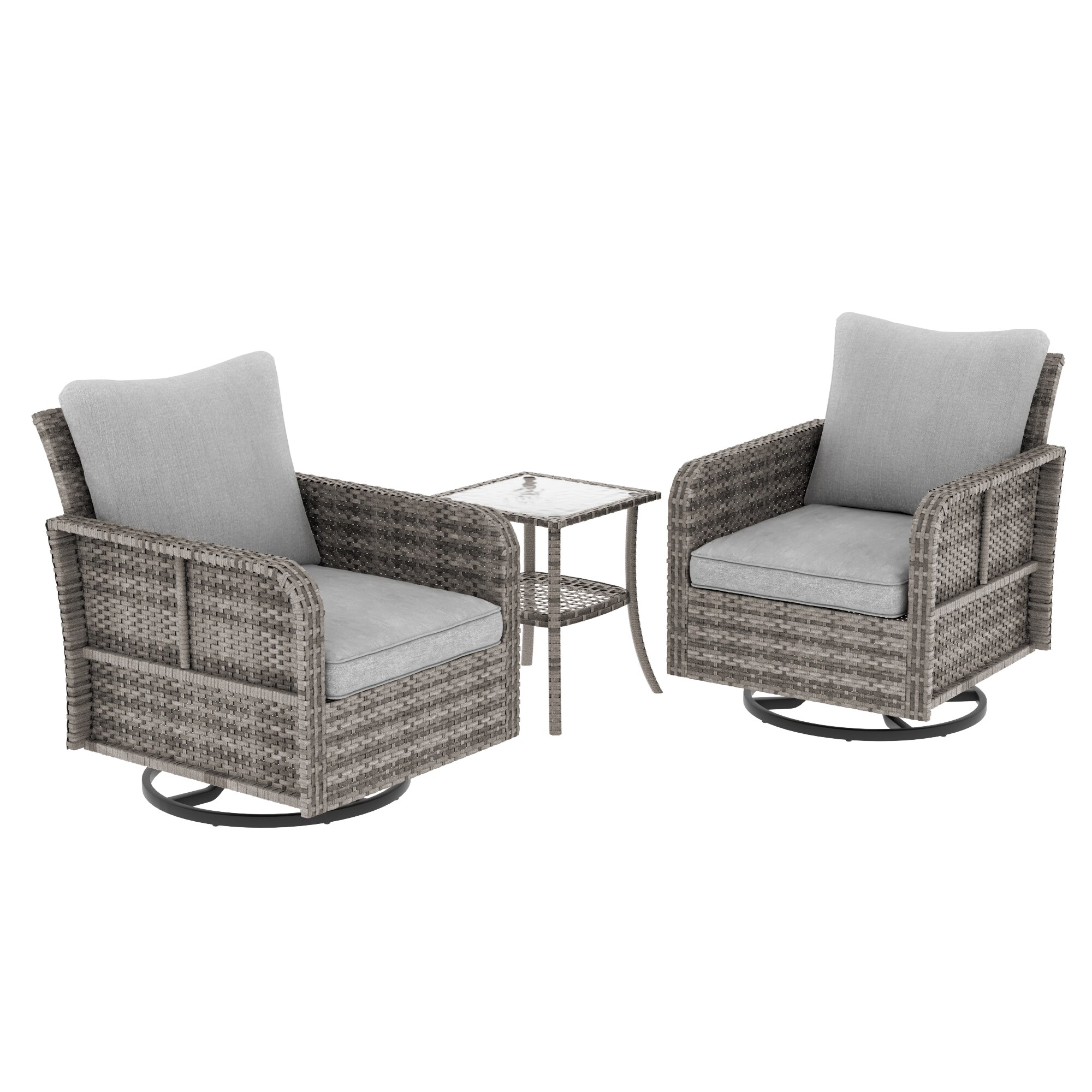 ACEGOSES LW-PS-R155HGY Patio-Conversation-Sets - View #2