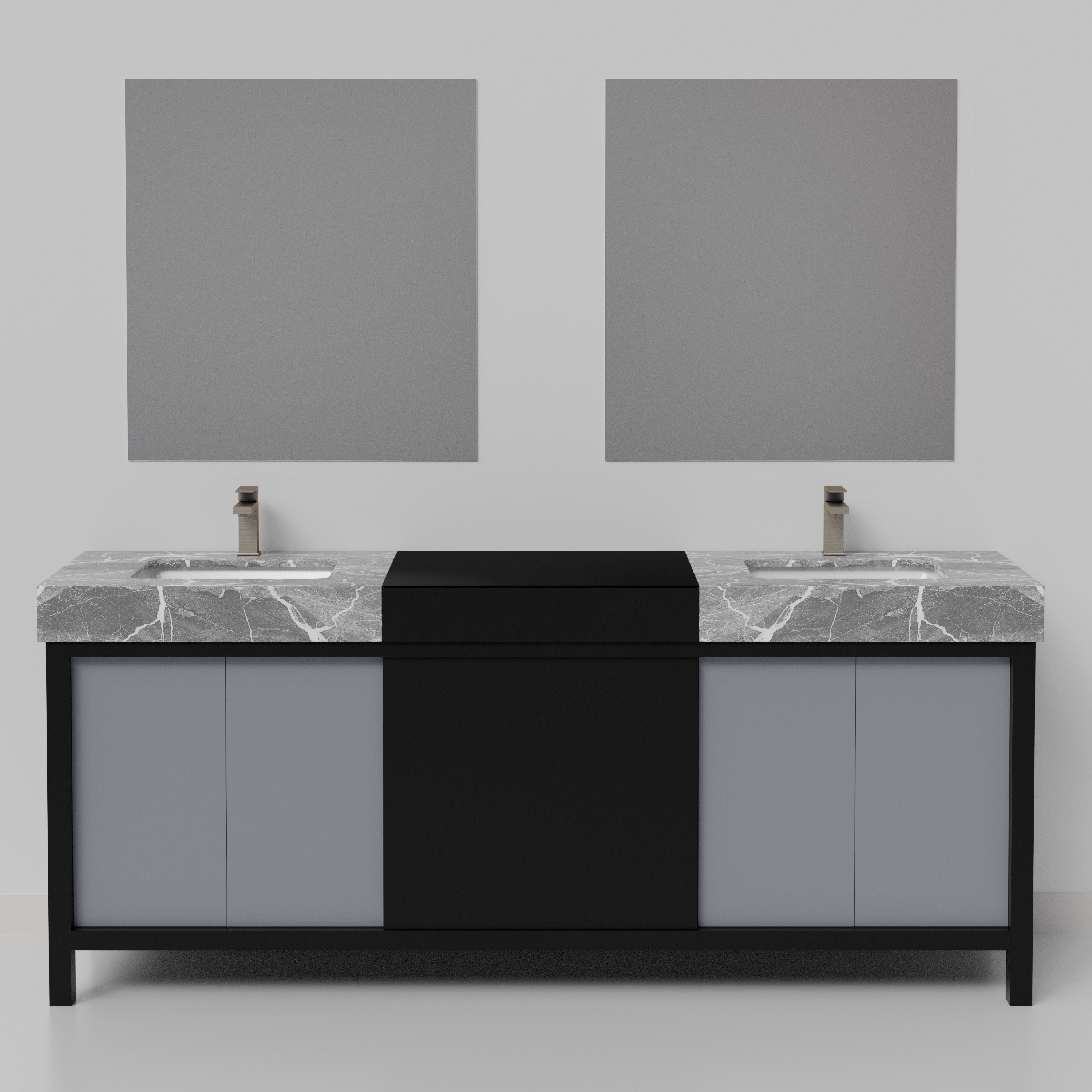 Lexora LZ342280DLISM30FBG Bath-Vanity-Combo - View #6