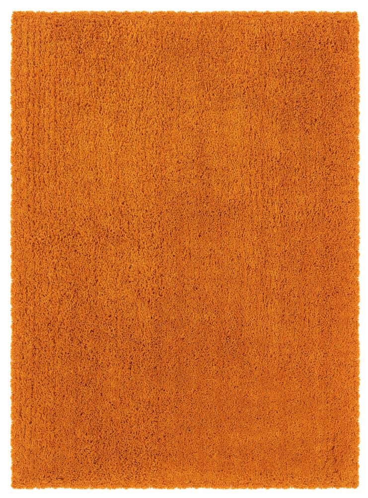 Linon RUG-CN0457 Copenhagen 5 X 7 (ft) Shag Beeswax Solid Area Rug