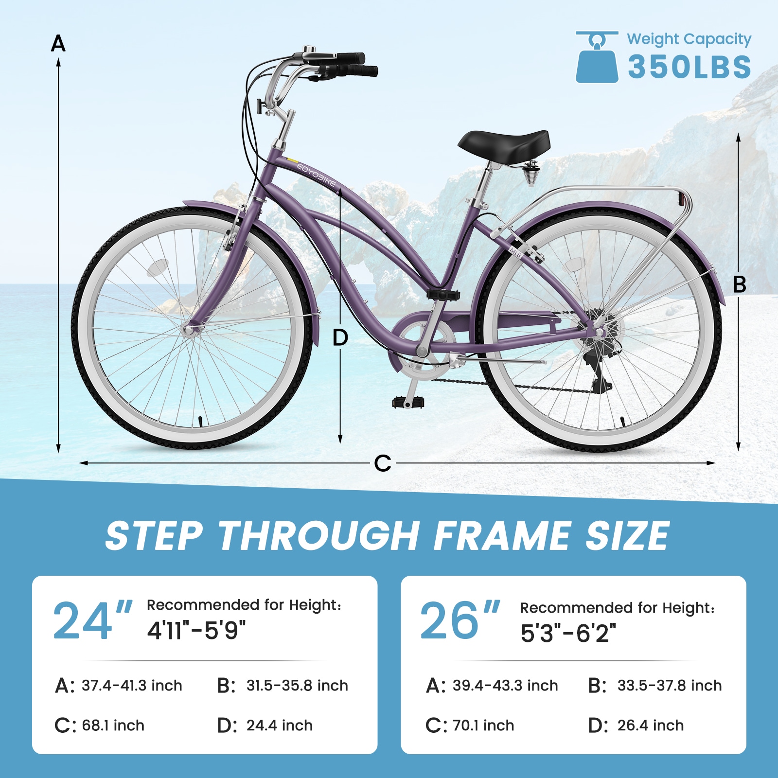 MOONCOOL B2MLB-W26PP-A2-LS3 bikes - View #2