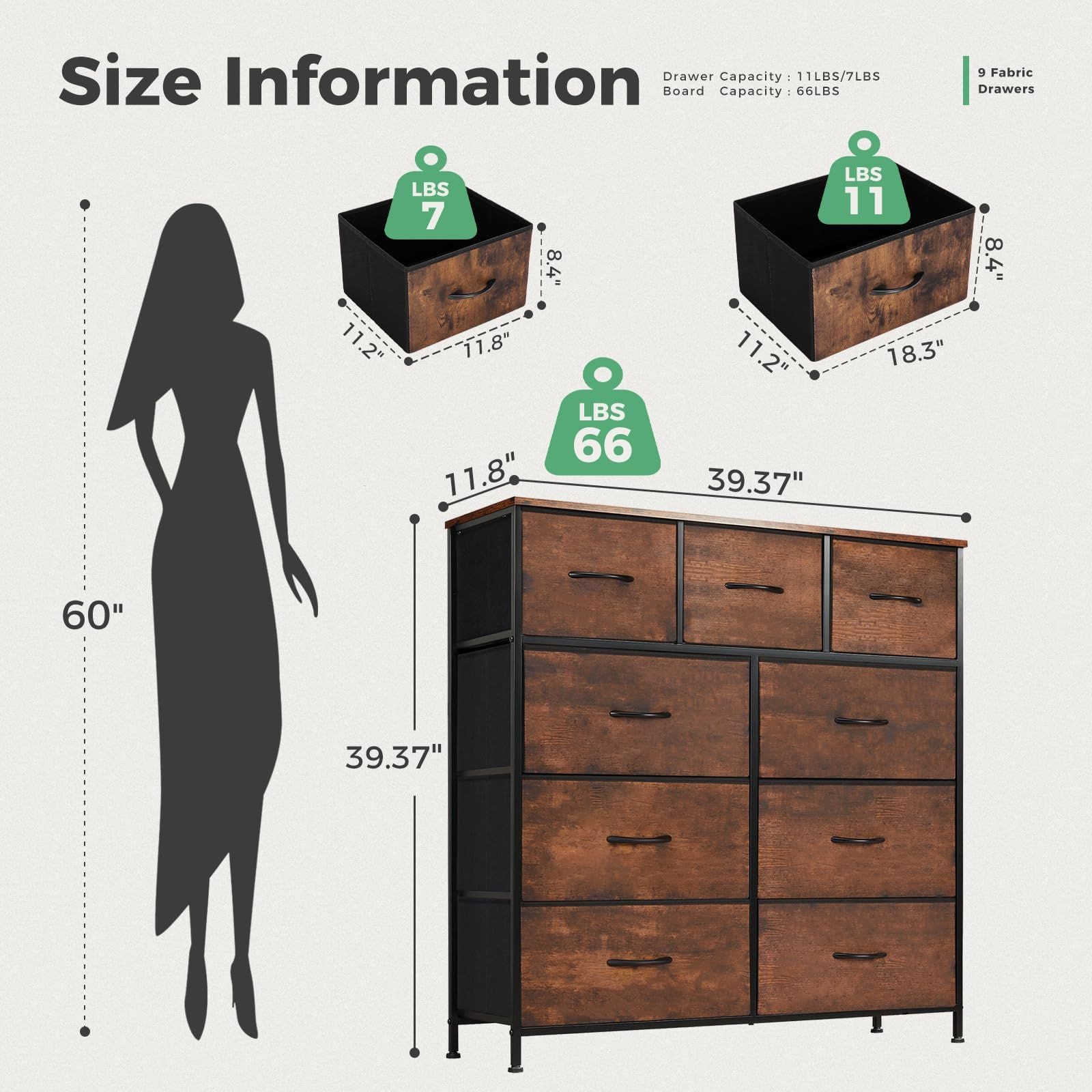 Flynama G-L09BK-2-NA dressers - View #2