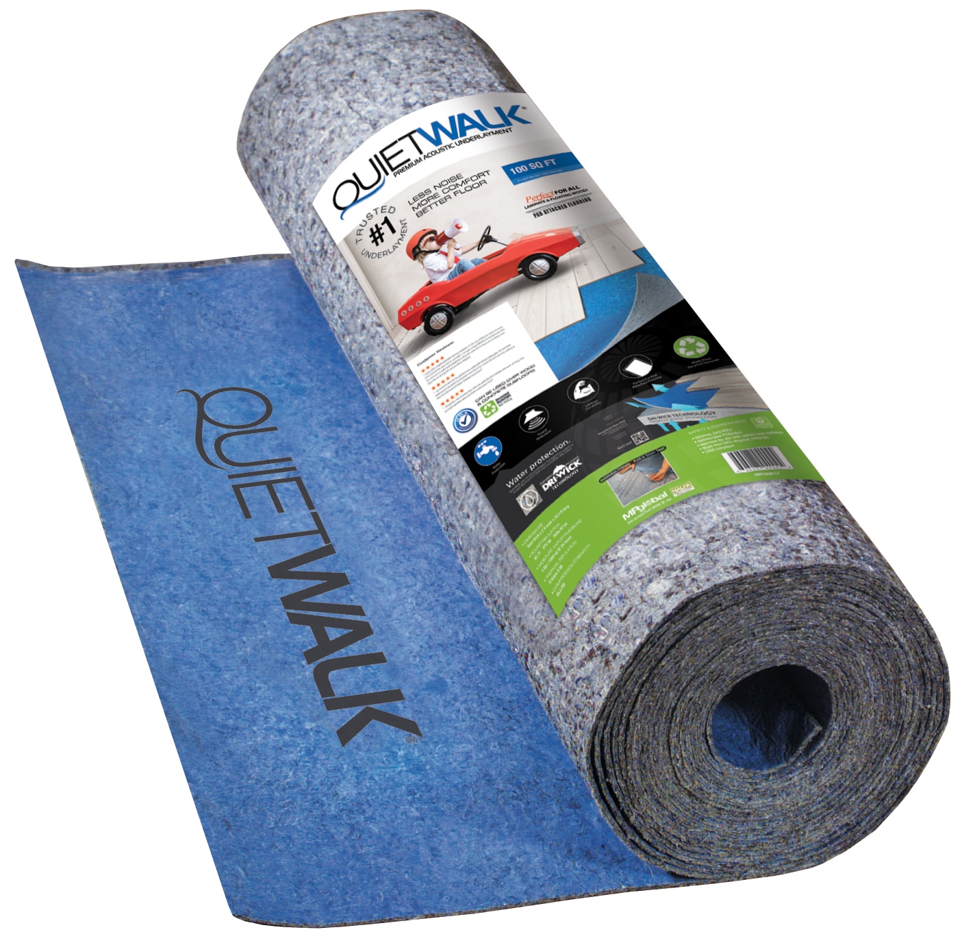 Flooring Underlayment Features Vapor Barrier