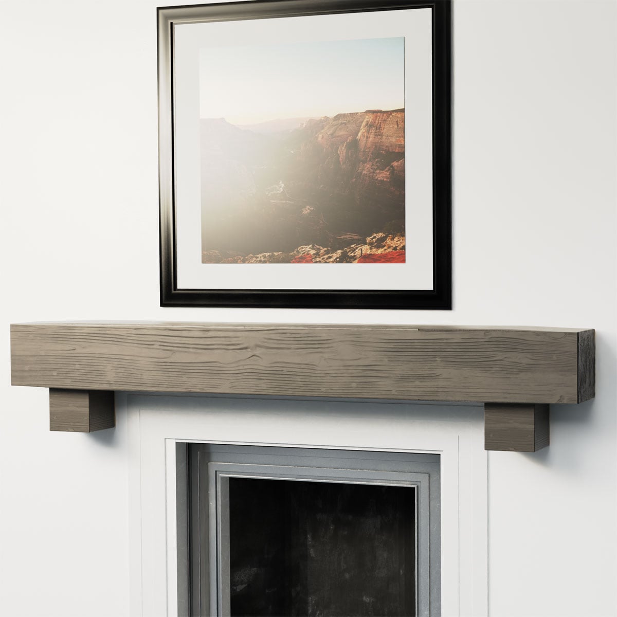 Ekena Millwork MANUSD08X08X72AOBD Mantel-Shelves - View #11