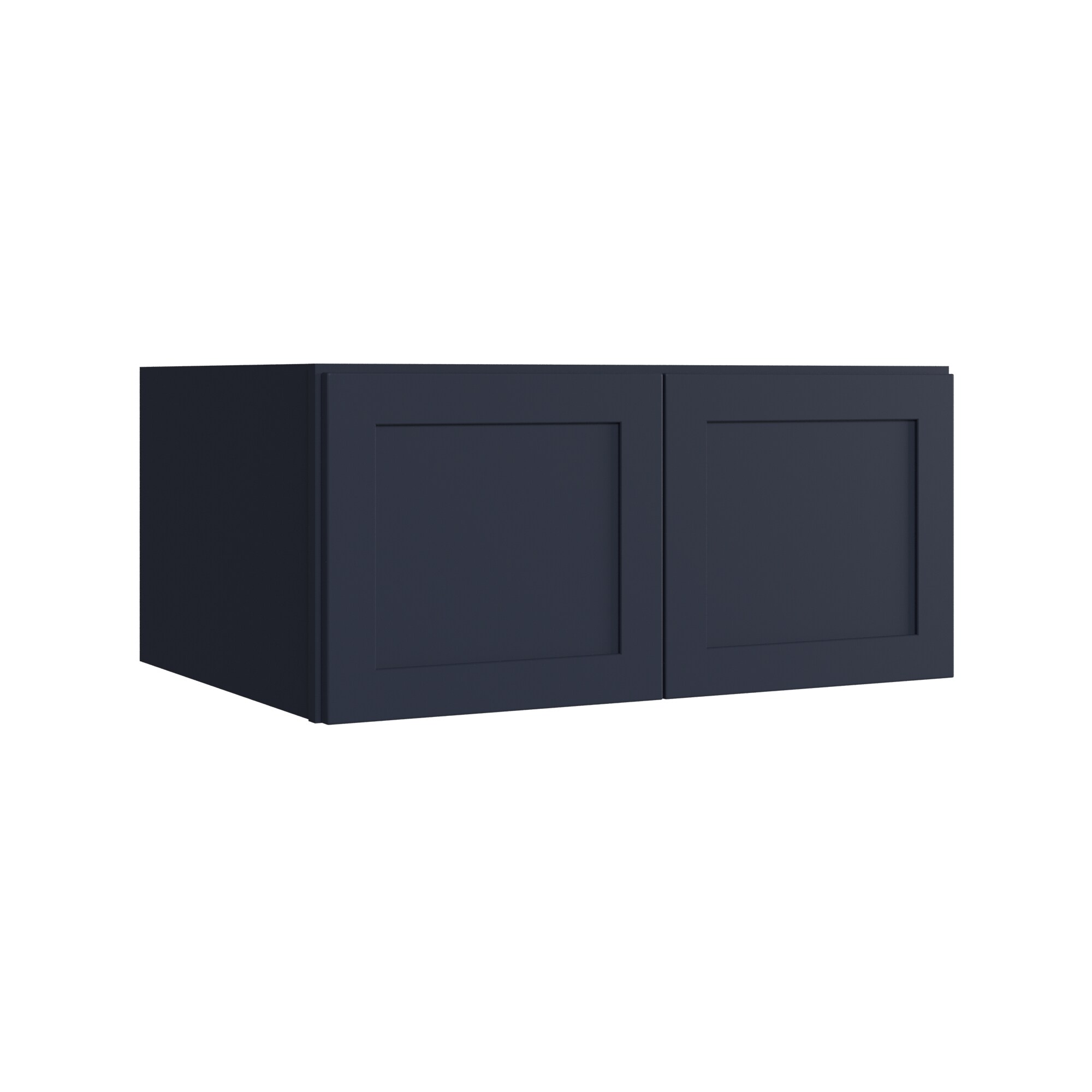 KraftMaid Momentum WR3315G77 Deveron 33-in W x 15-in H x 24-in D Midnight Wall Fully assembled Plywood Cabinet (Recessed Panel Shaker)