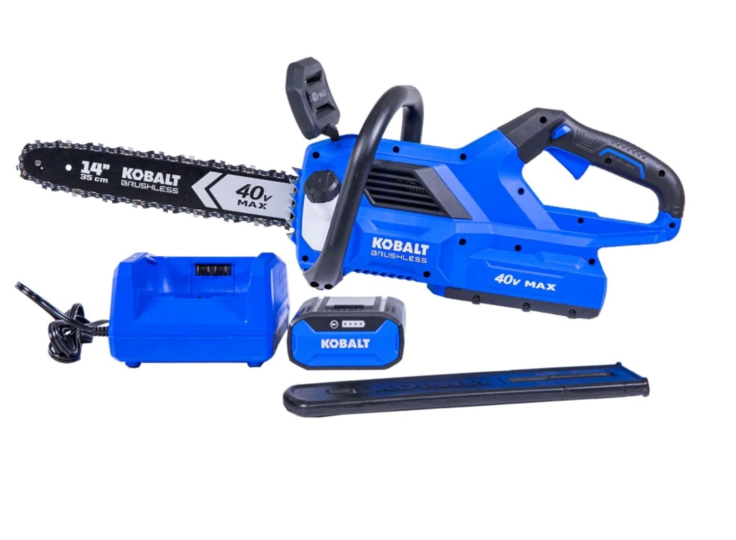 Kobalt KCS 1040A-03 Gen4 40-volt 14-in Battery 4.0 Ah Chainsaw Battery Included Charger Included