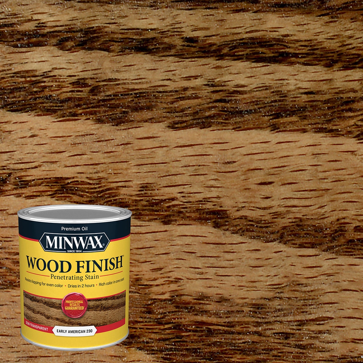 Wood Finish Oil-based Early American Semi-transparent Interior Stain ( 1-quart )