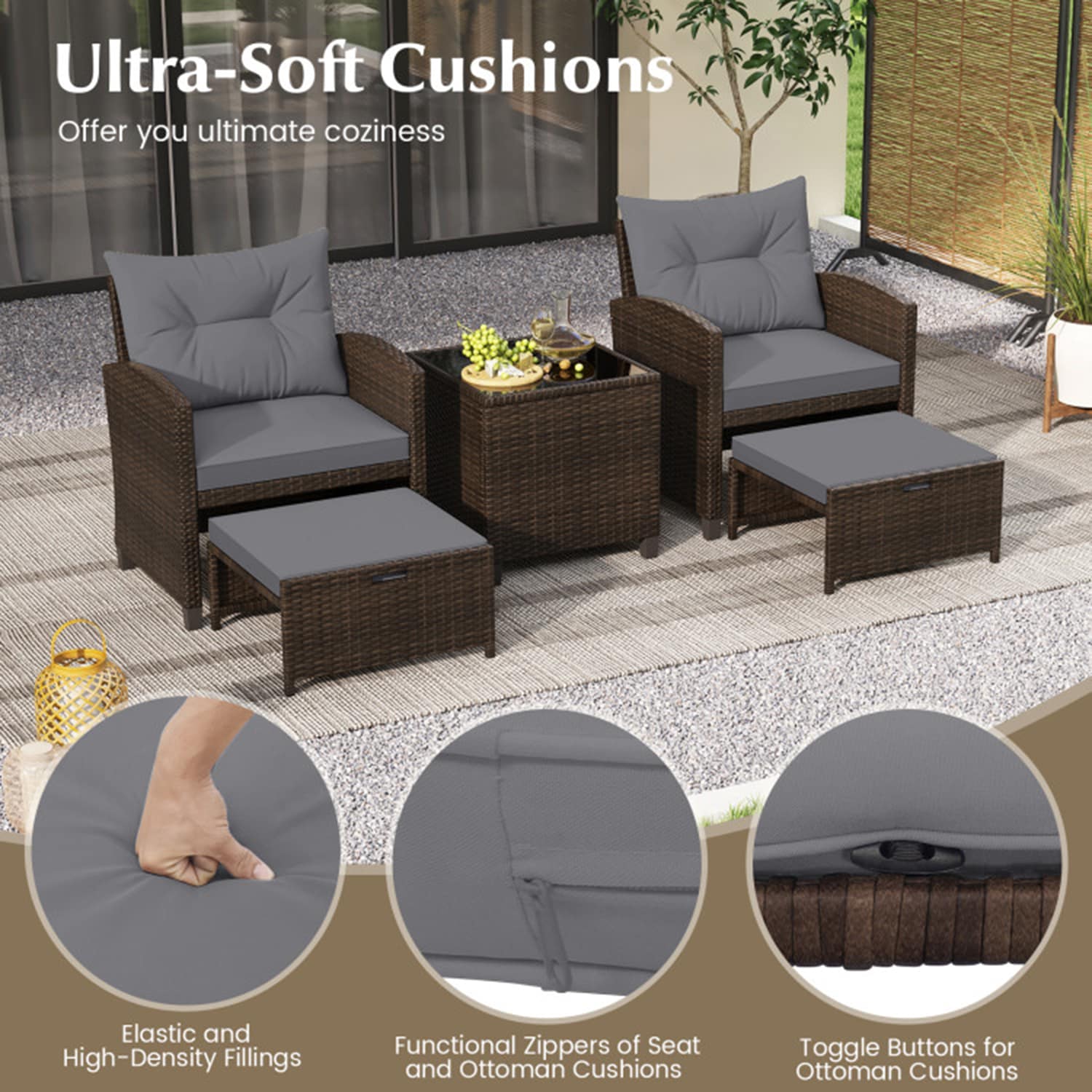 Mondawe MDSL0845 Patio-Conversation-Sets - View #5