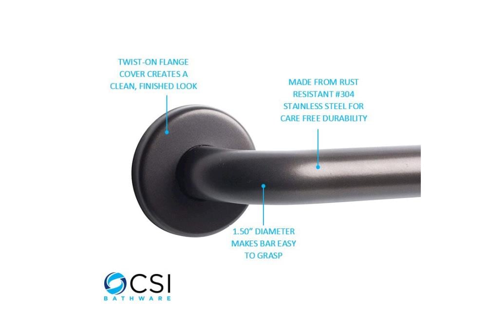 CSI Bathware BAR-SB16-TW-150-OB Grab-Bars - View #2