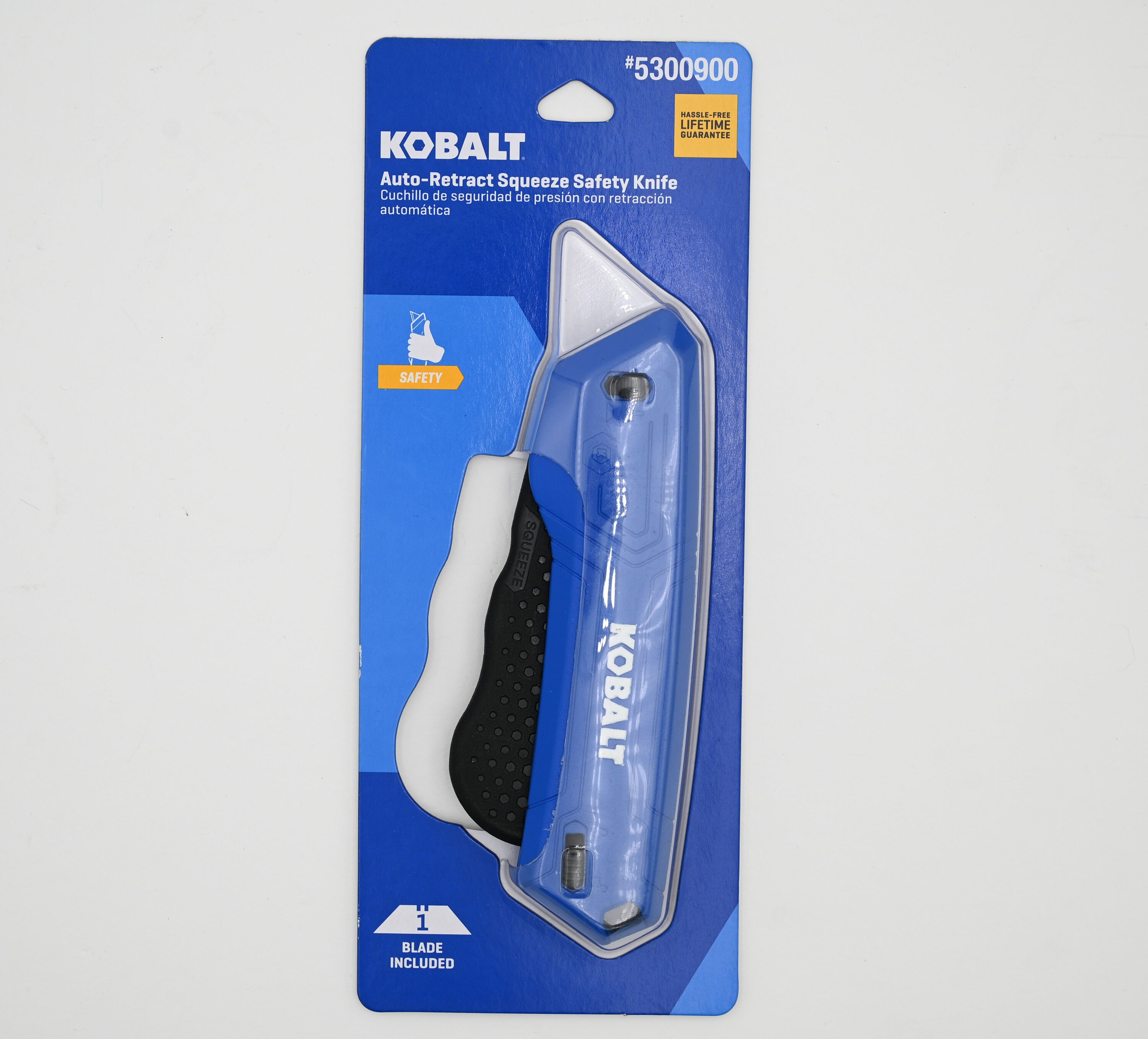 Smart-Retracting Squeeze-Trigger Utility Knife