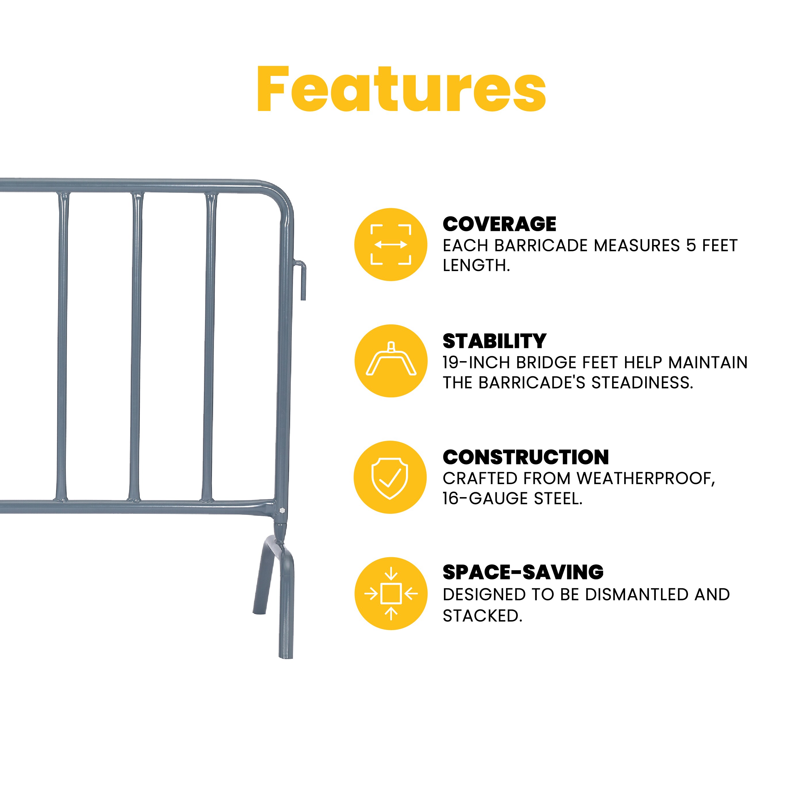 AdirPro 401PR202 Commericial-Crowd-Control-Barriers - View #8