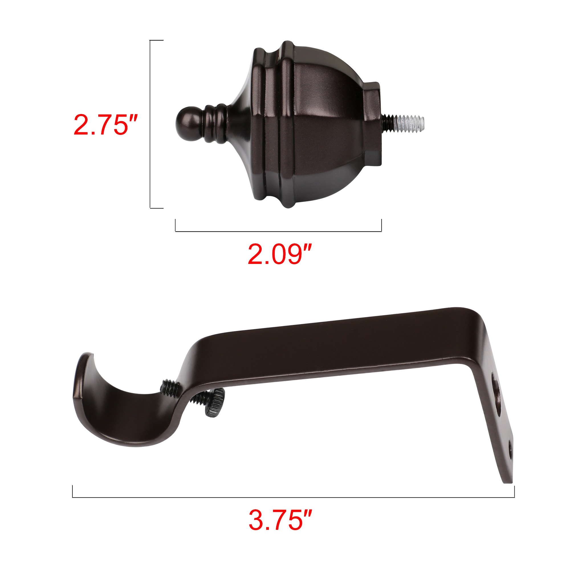 Utopia Alley D62RB Curtain-Rods - View #5
