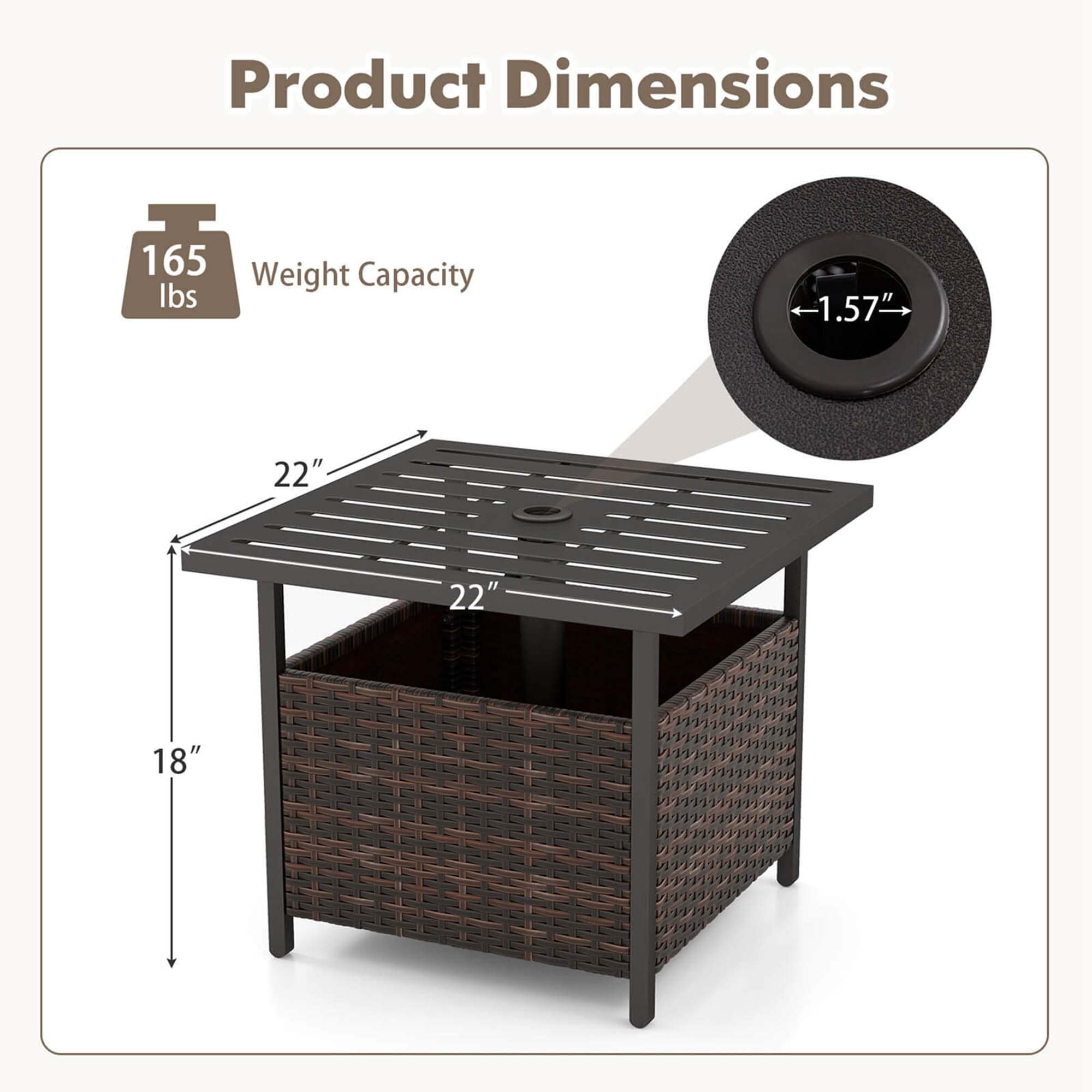 Costway JLRP00050 Coffee-Tables - View #2
