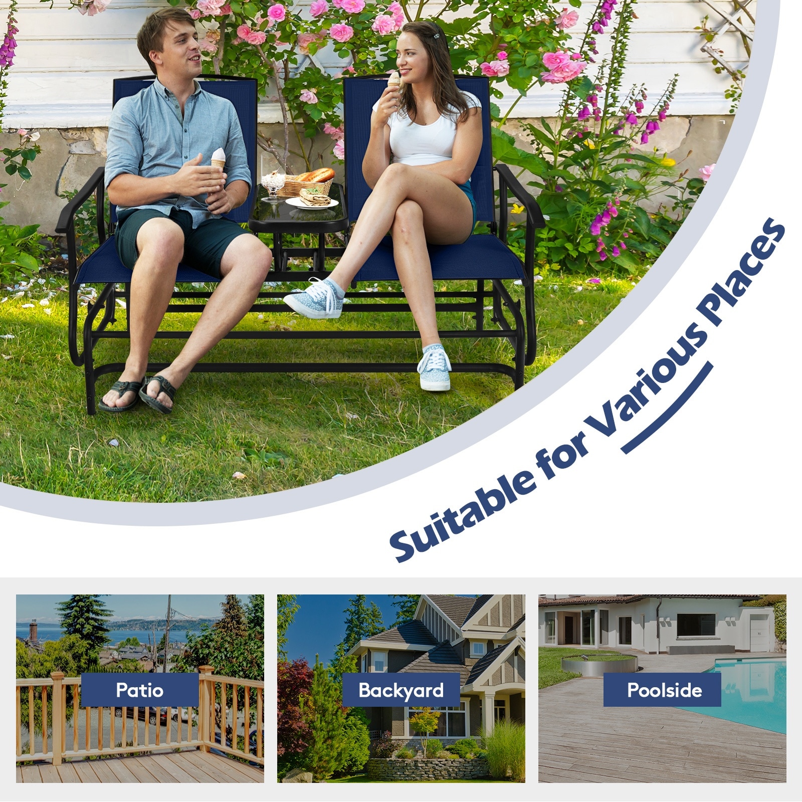 Volenca VOL-M4L6ZB Patio-Conversation-Sets - View #5