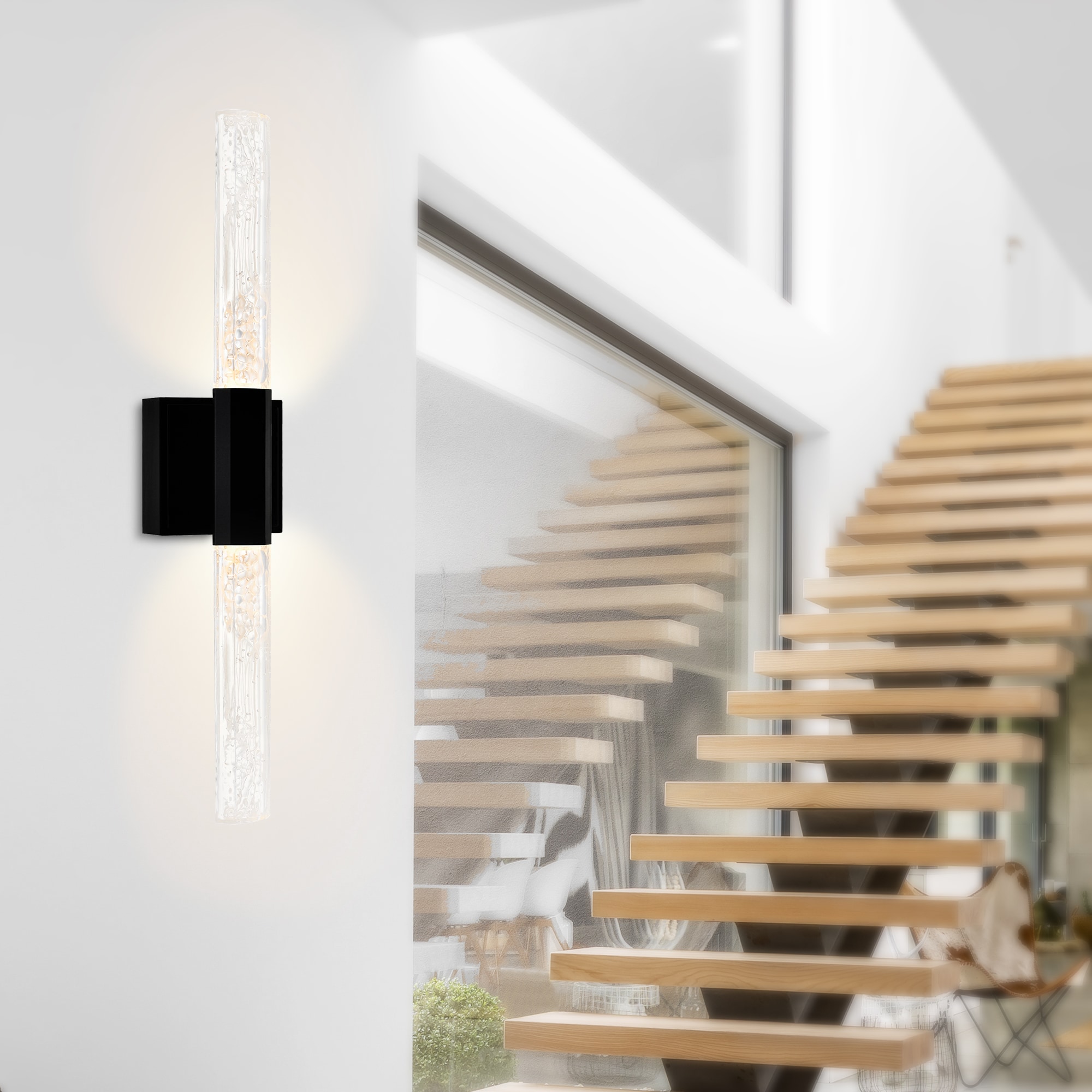 CWI Lighting 1589W24-101 Greta 4.3-in 1 -Light Multiple finishes Black Integrated LED Modern/contemporary Vanity light