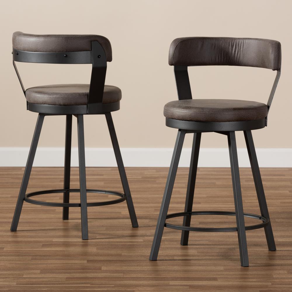 Baxton Studio 149-2PC-8968-LW stools - View #4