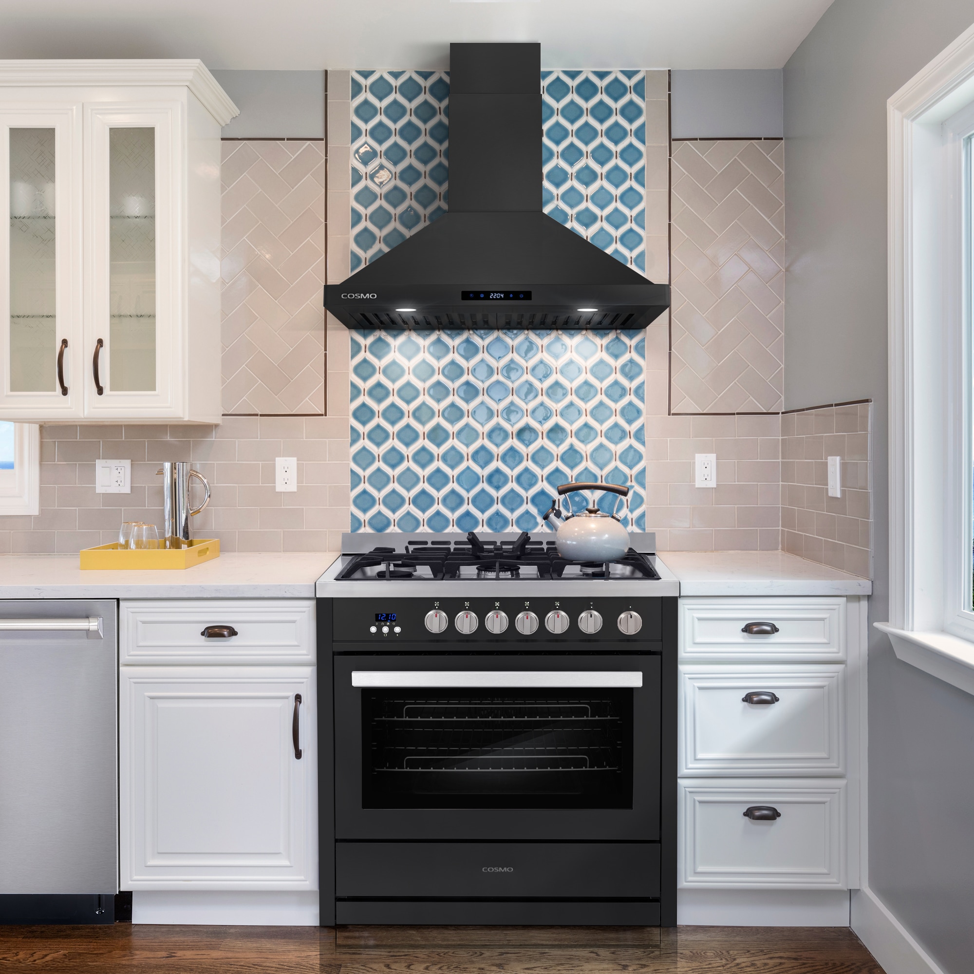 Cosmo COS-965AGC-BKS Freestanding-Gas-Ranges - View #2