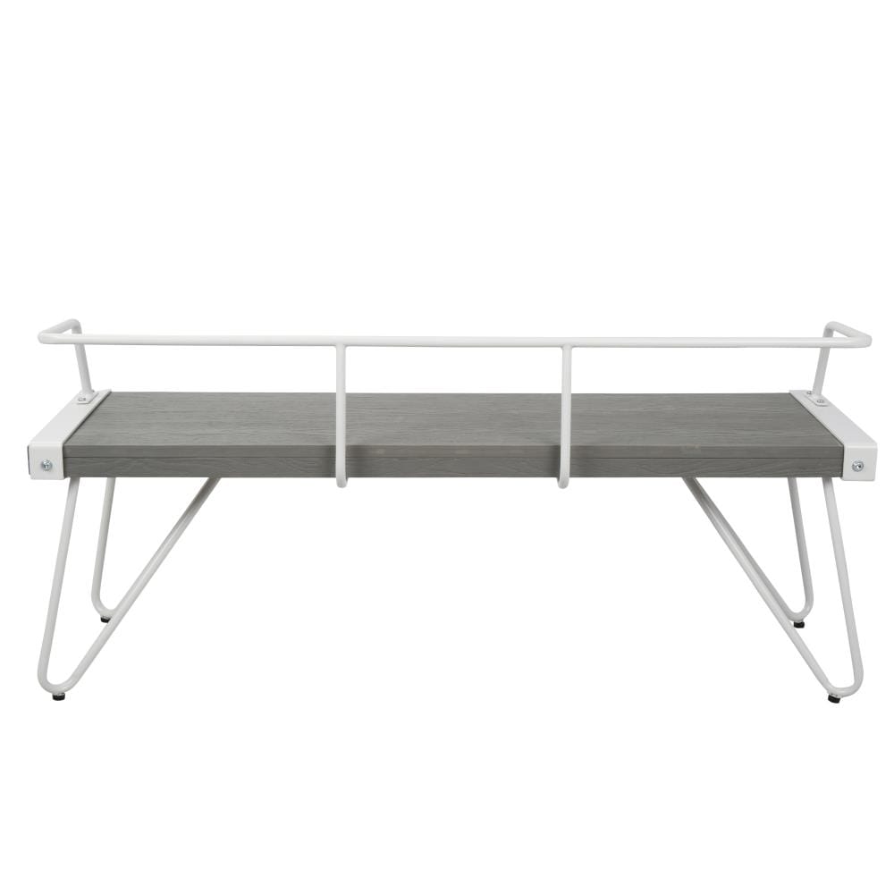 LumiSource DC-STFBEN GY+W bench - View #4