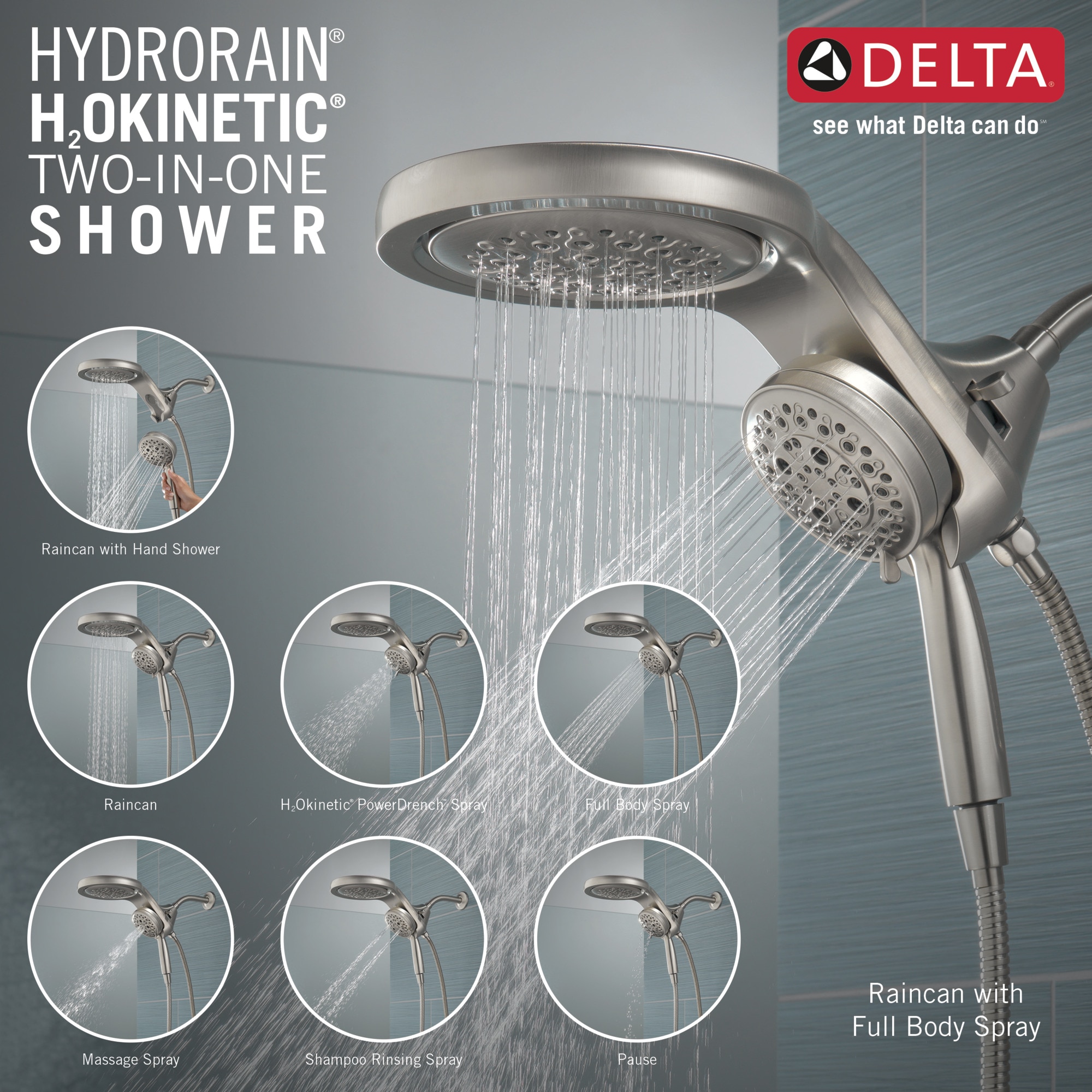Delta 58680-SS-PR Fixed-Showerhead - View #3