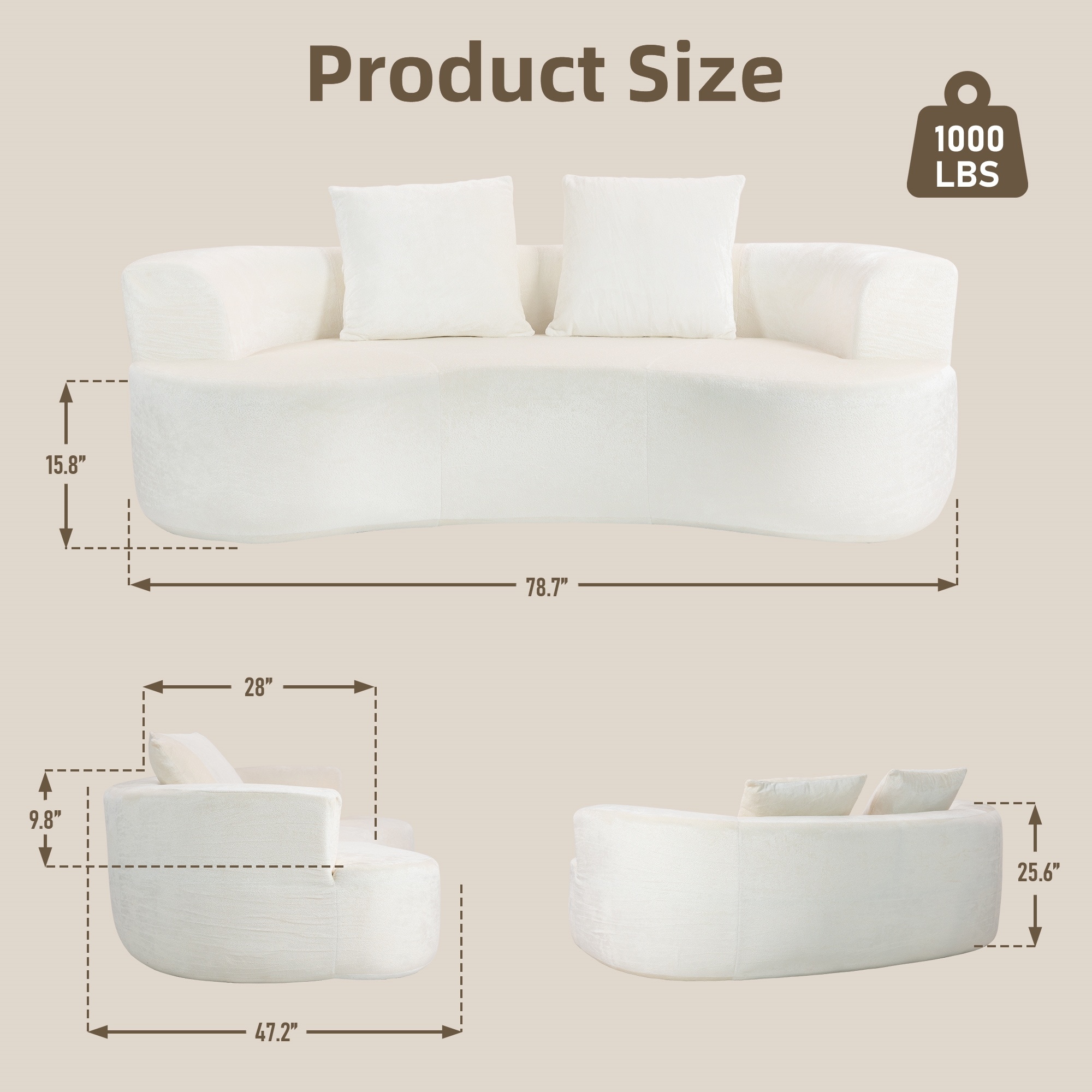 DYHOME HKSFBYY-WE Sofas-Loveseats - View #10