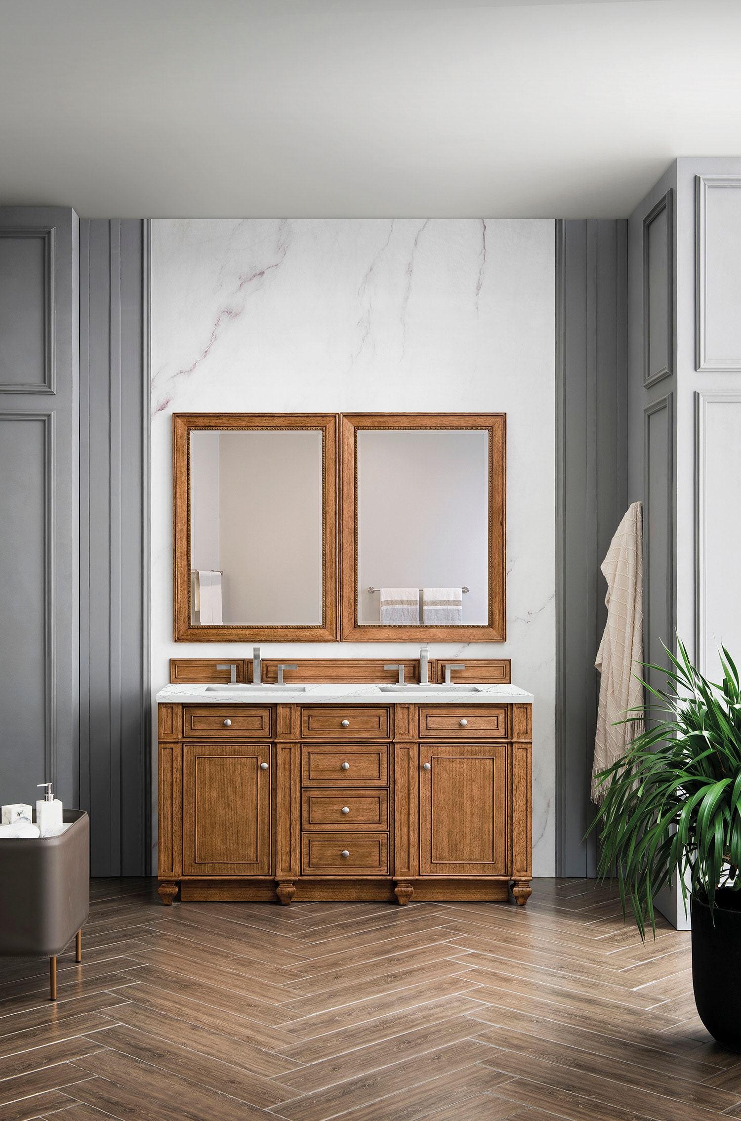 James Martin Vanities 157-V60D-SBR-3ENC Bath-Vanity-Combo - View #2