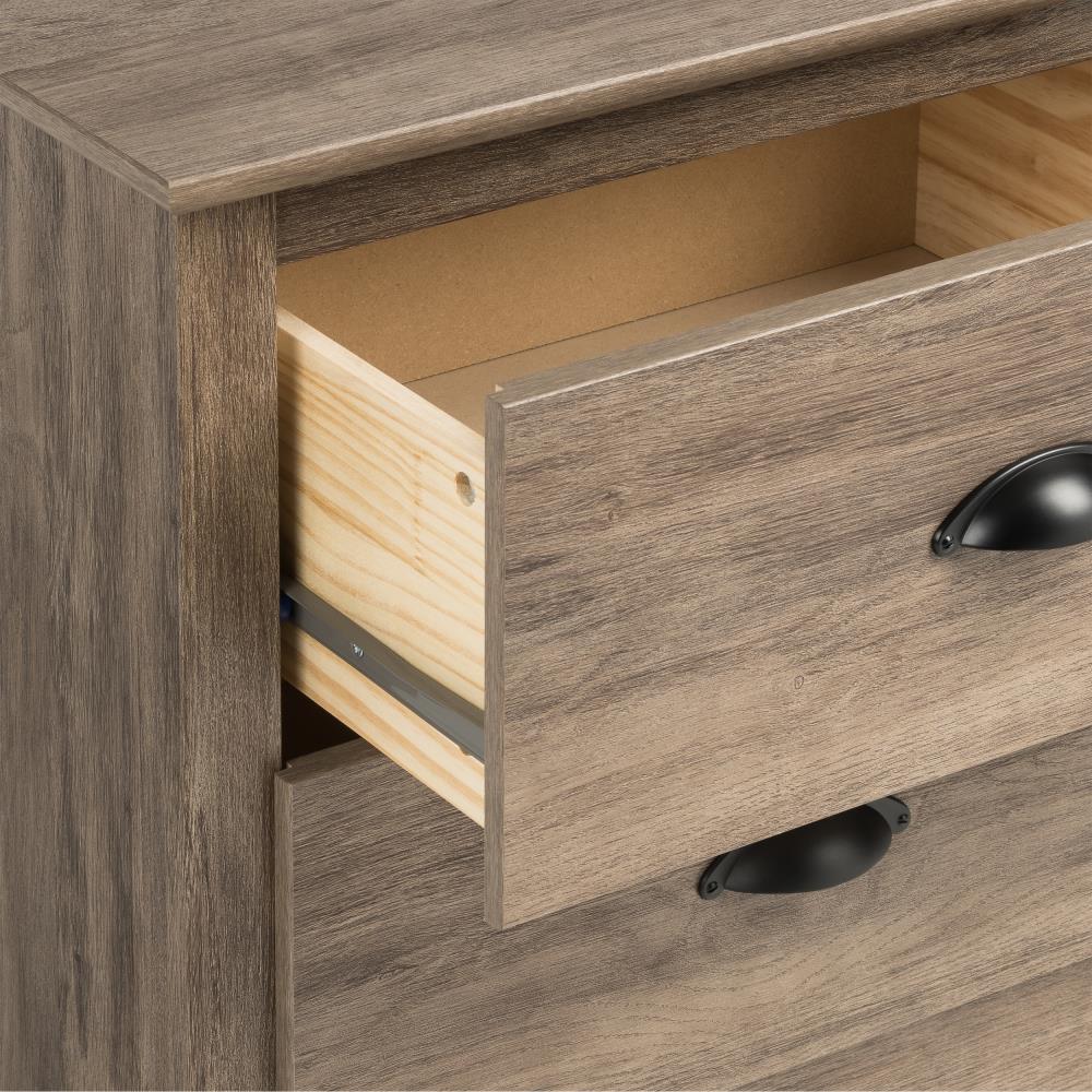 Prepac Salt Spring Drifted Gray Pine Nightstand In The Nightstands ...