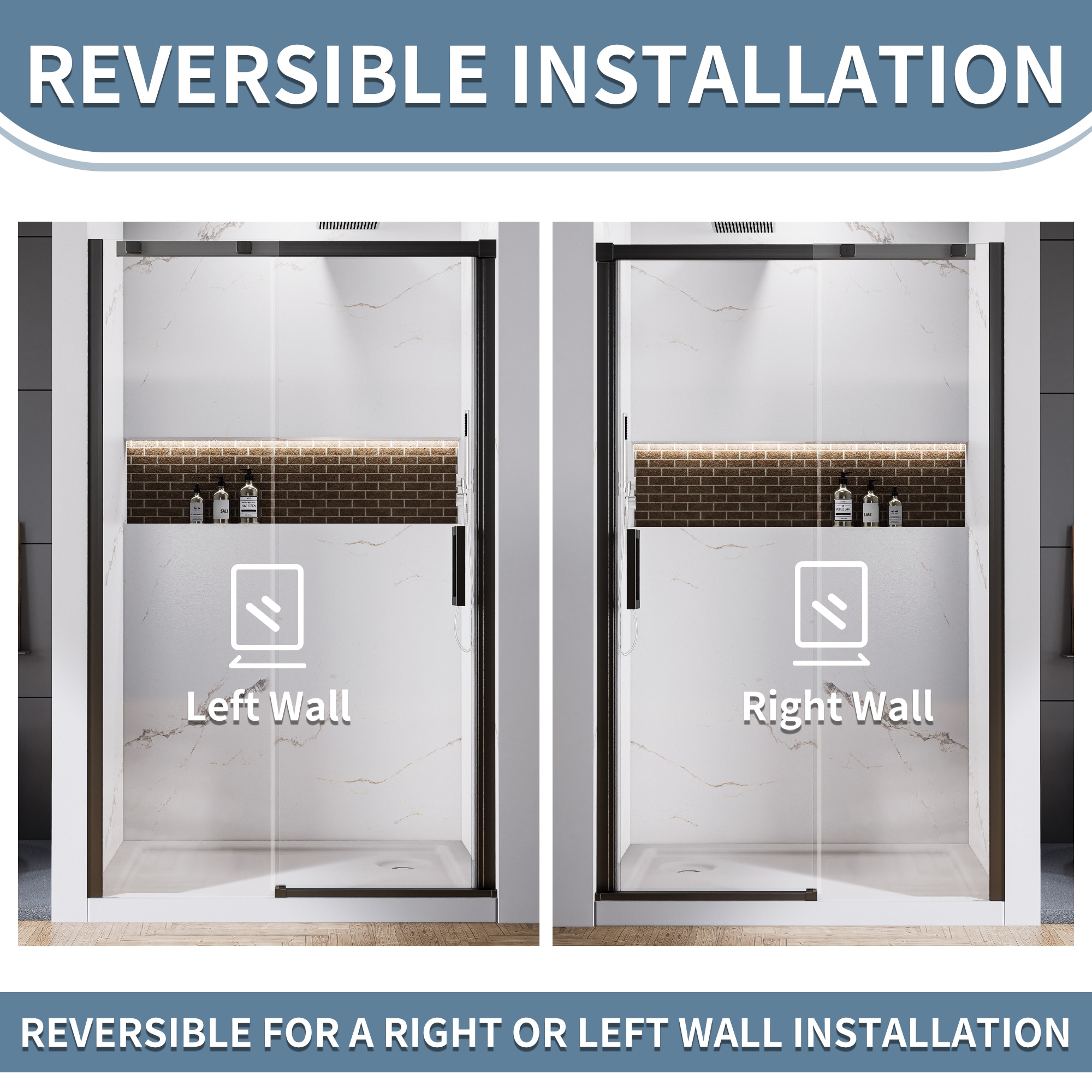WELLFOR CB-FTL003 Shower-Doors - View #3