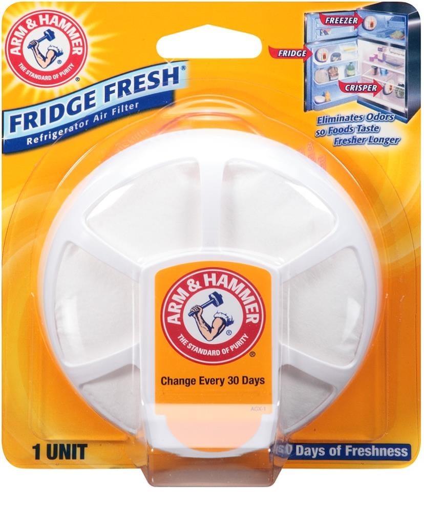 Arm & Hammer FRIDGE FRESH Odor Eliminator Cassette 4-oz Dispenser - Keeps  Food Fresh, Exposes 2x More Baking Soda, Replacement Indicator in the Air  Fresheners department at