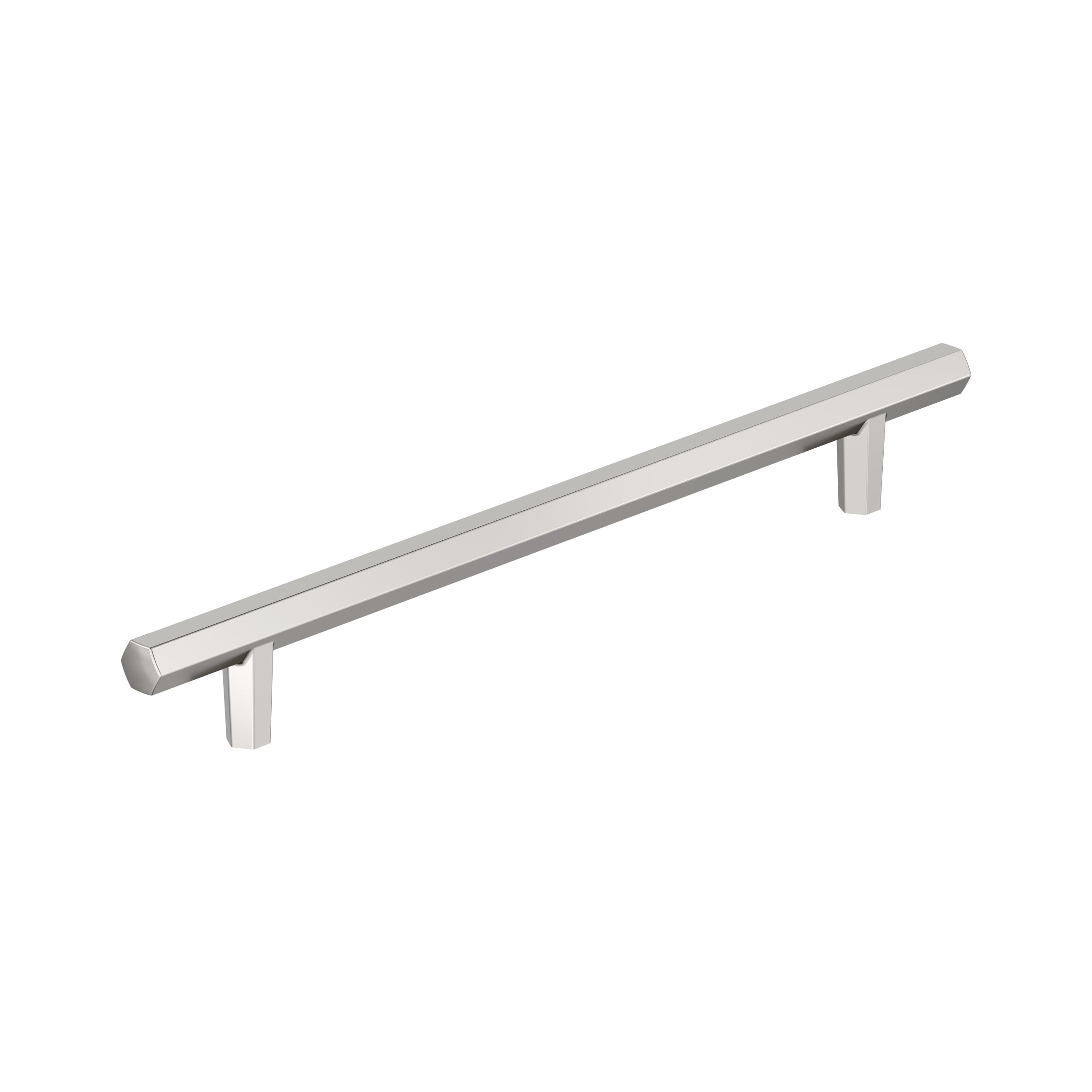 Amerock BP36960PN Caliber 12-in , 305mm Center to Center Polished Nickel Cylindrical Bar For Use on Appliances Drawer Pulls