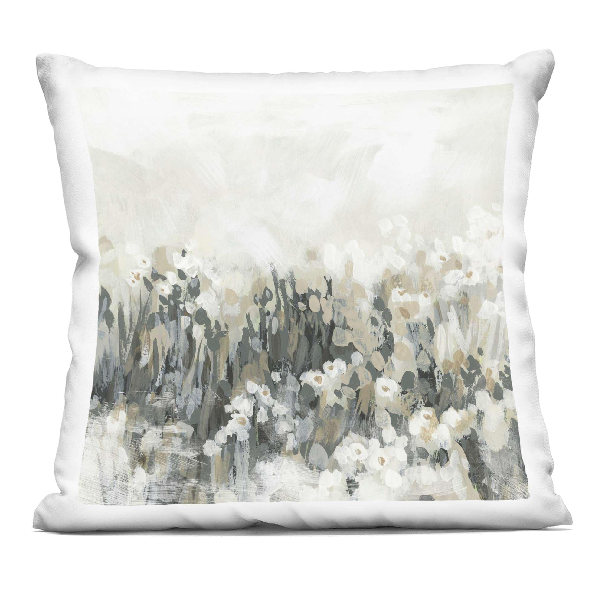 Stupell Industries  Grey and Beige Landscape Decorative Printed Pillow Design by June Erica Vess