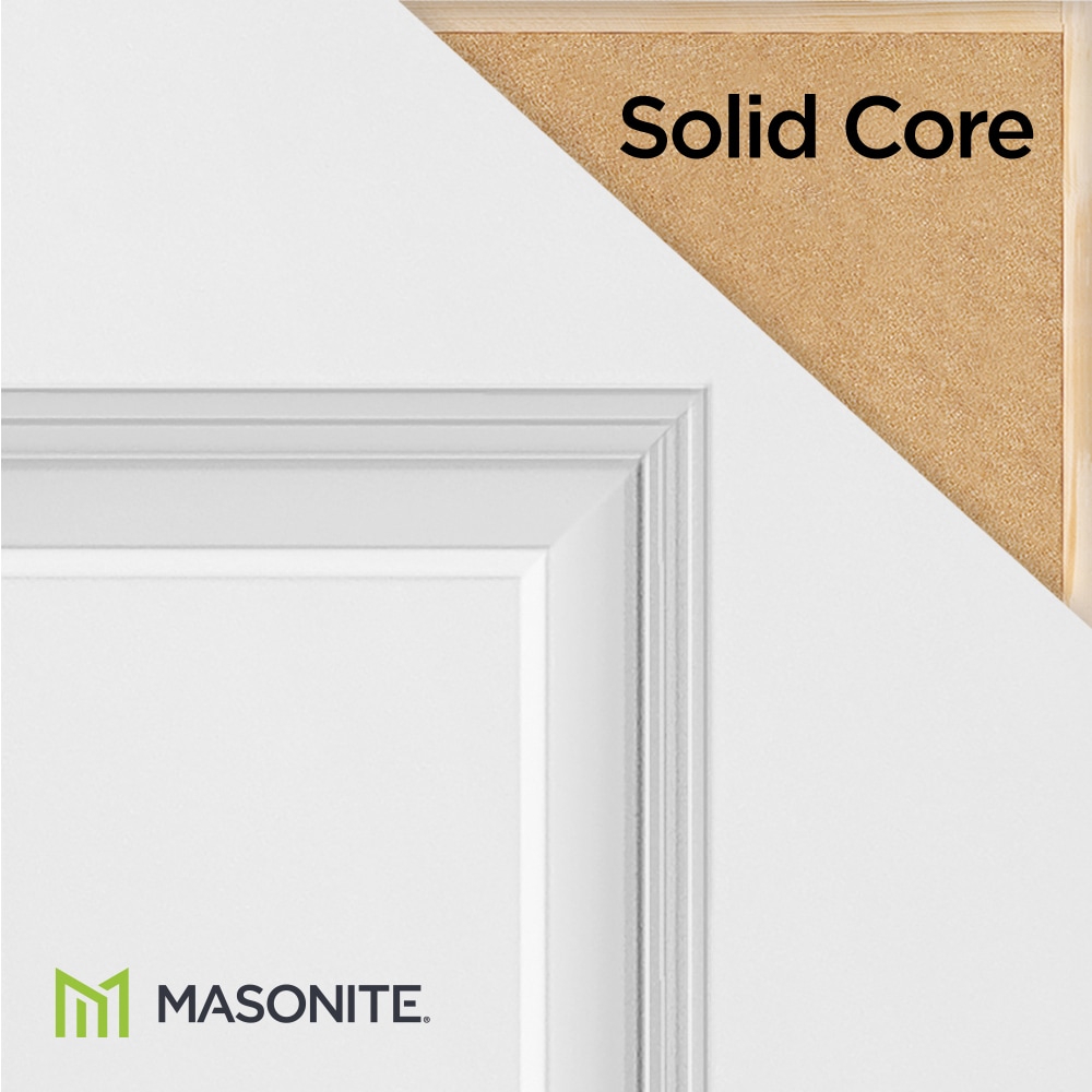 Masonite Traditional 36-in x 78-in 6-panel Hollow Core Molded