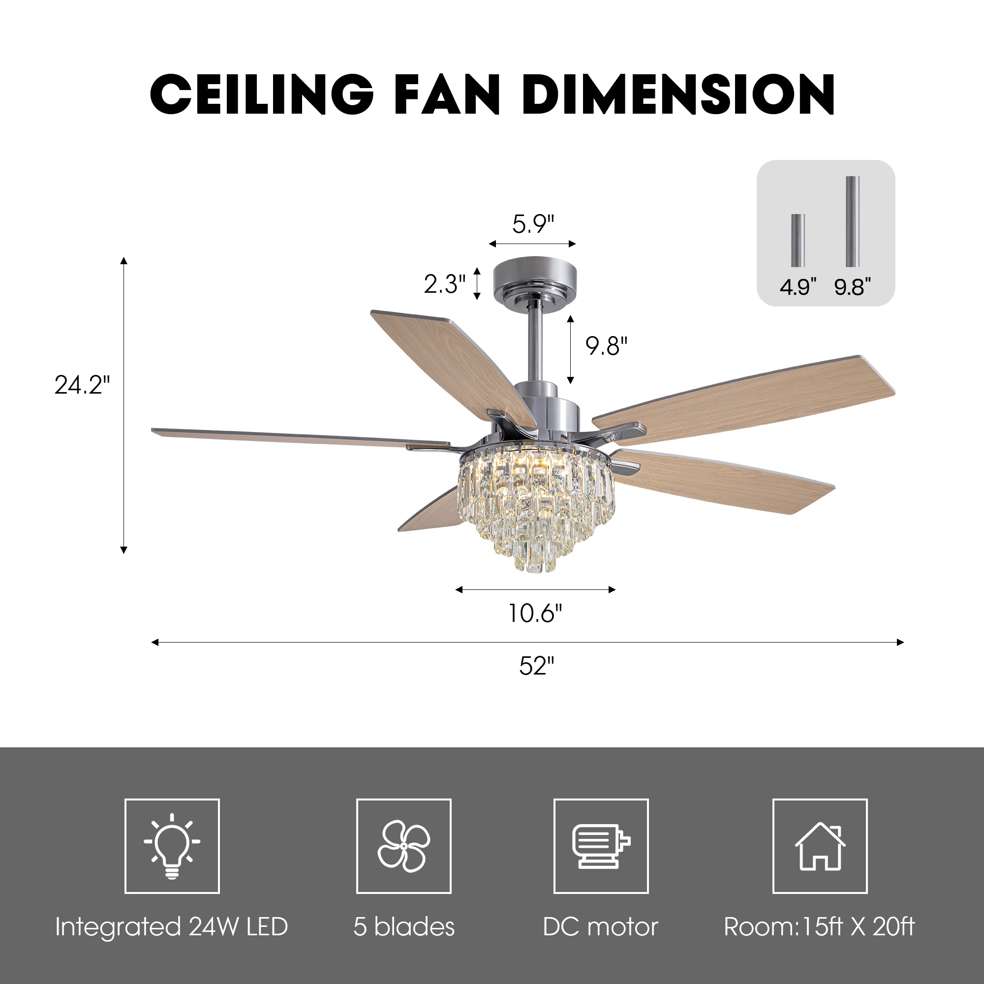 Antoine LSFD-09 Ceiling-Fans - View #6