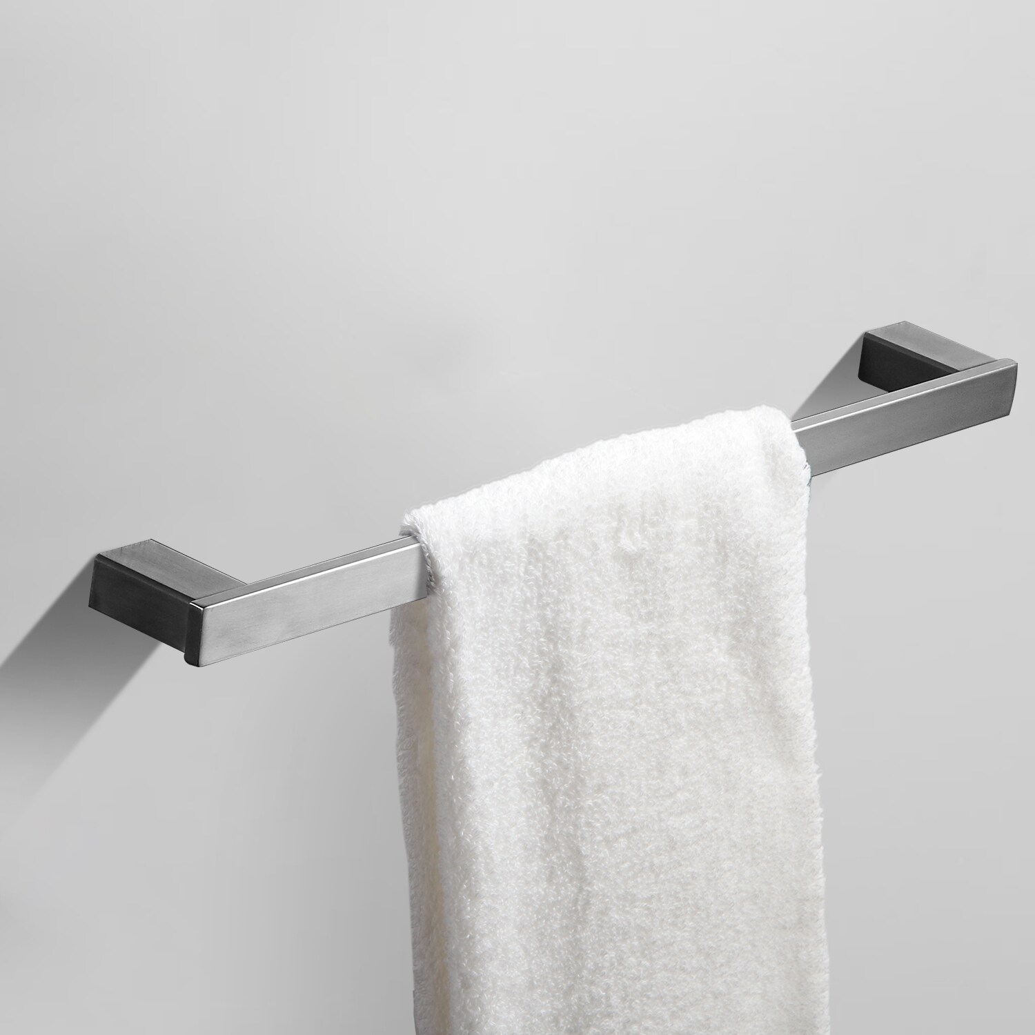 50cm Multilayer Wall-mounted Bathroom Stainless steel Towel rack 40cm FJXLZ® Towel rack 60cm Wall-mounted stainless steel Size : 40cm 