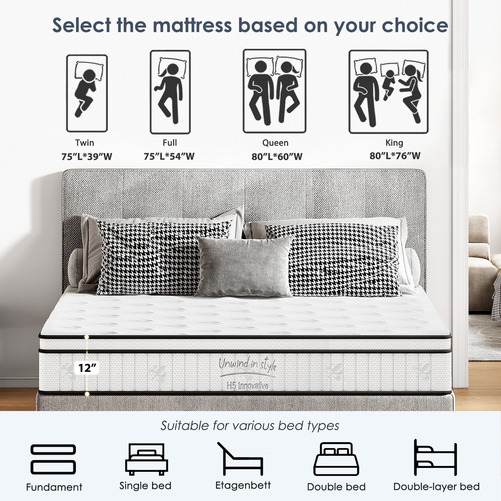 HyperDrop Cart B-6L5K2O4S7F5K Mattresses-Boxsprings - View #5