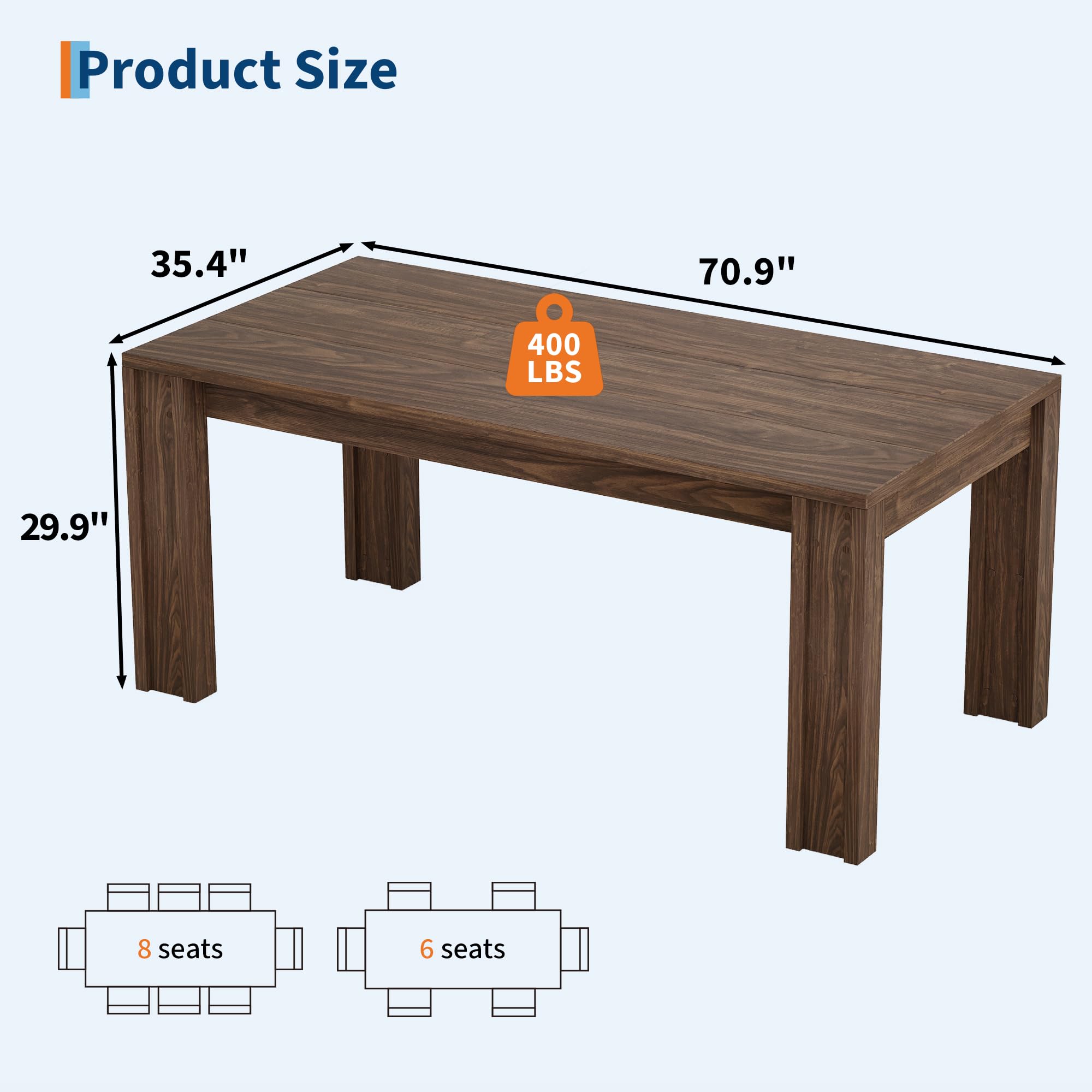 GarveeLife LROY-VEQEF3JSDIEPV Dining-Tables - View #2