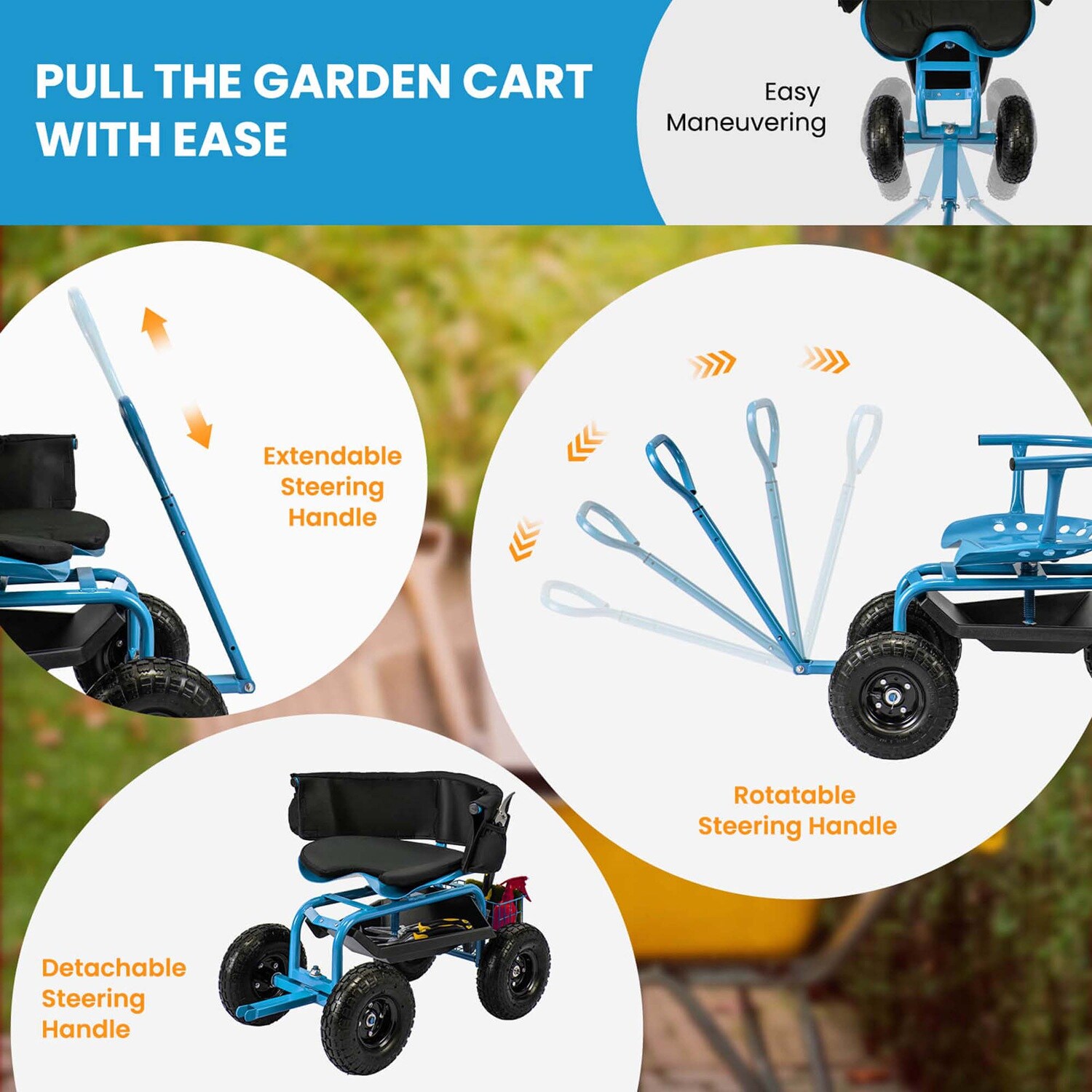 Costway CSHY005259 Yard-Carts - View #8
