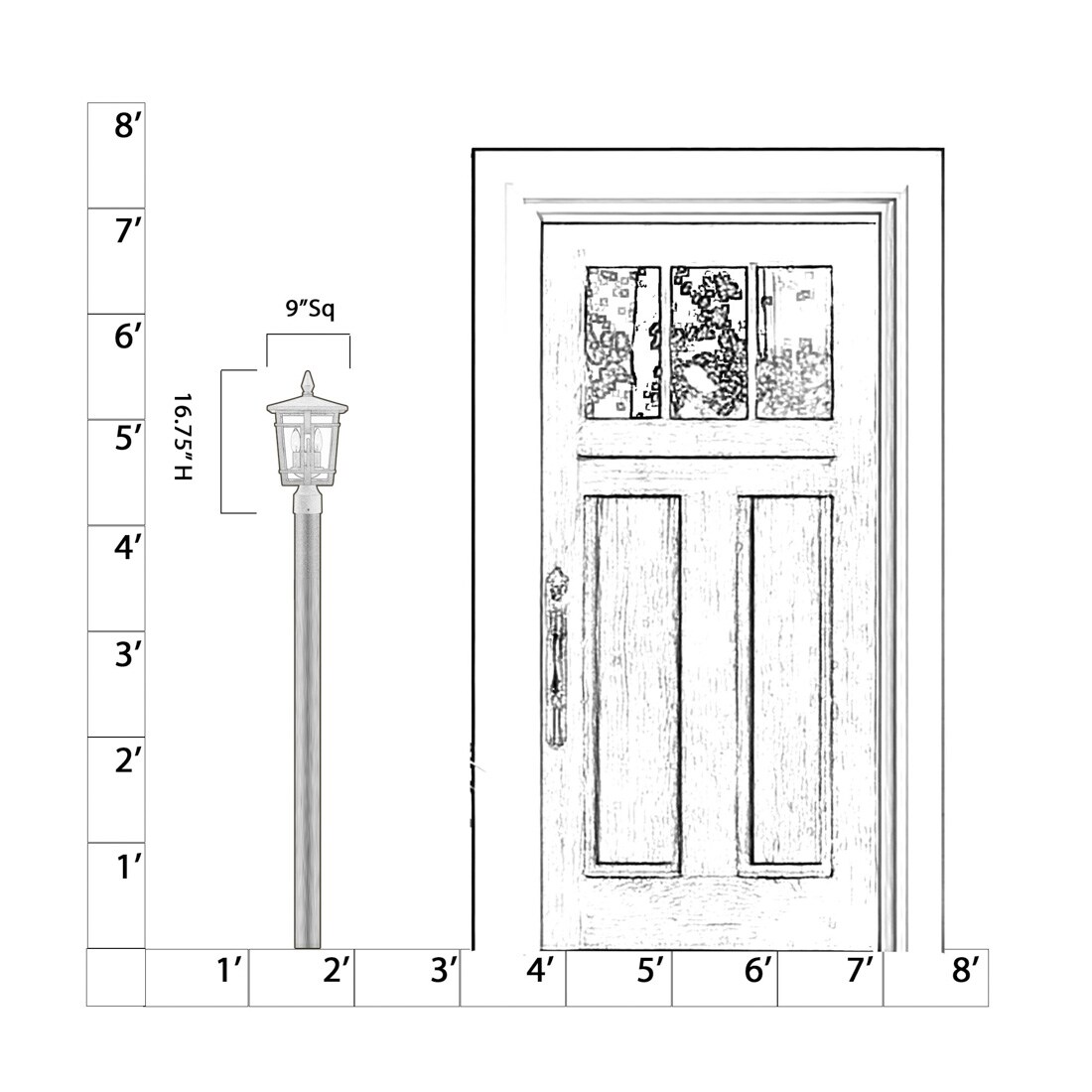 The Great Outdoors 77905-66 Post-Lights - View #4