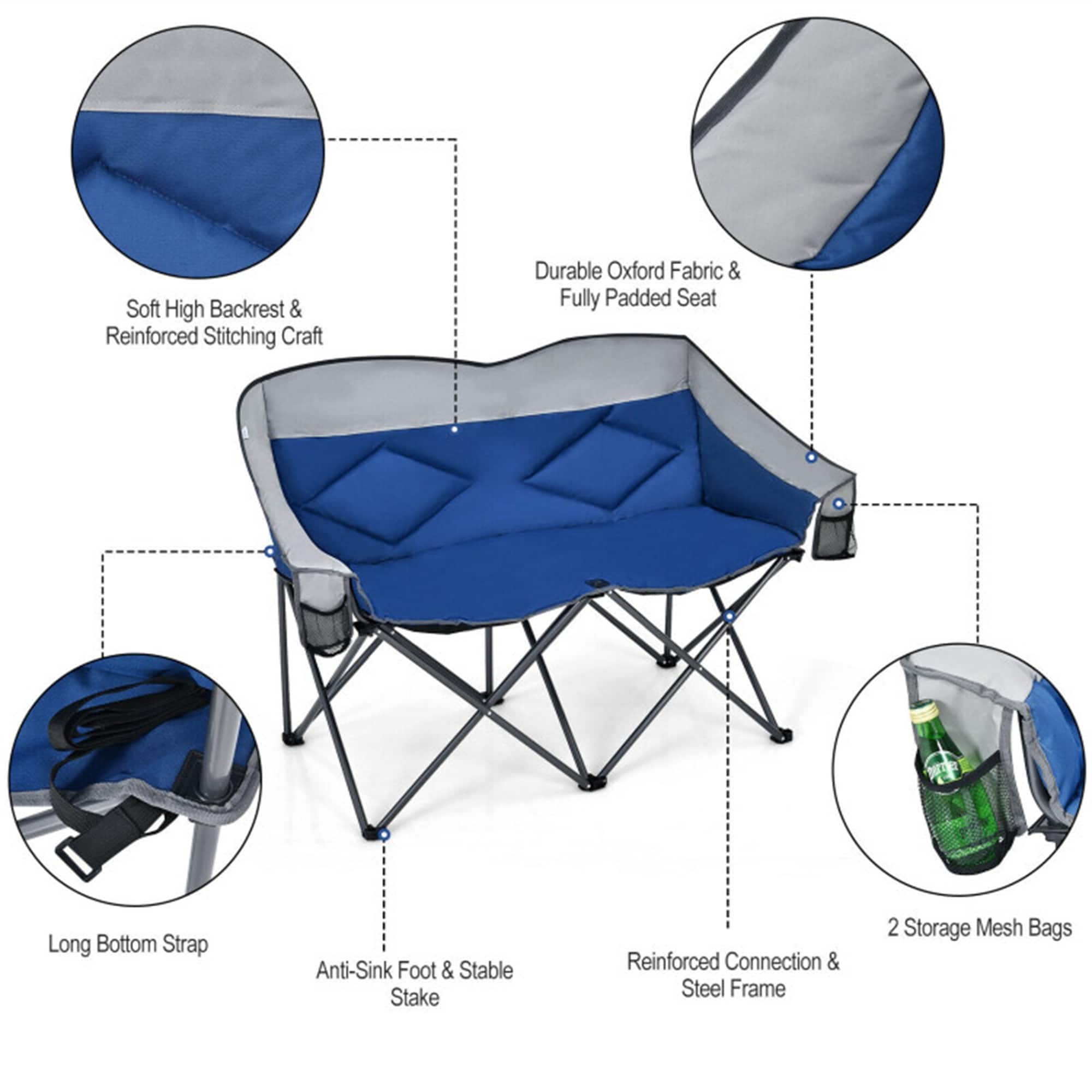 BABOOM BOM-70772BL-CO Beach-Camping-Chairs - View #7