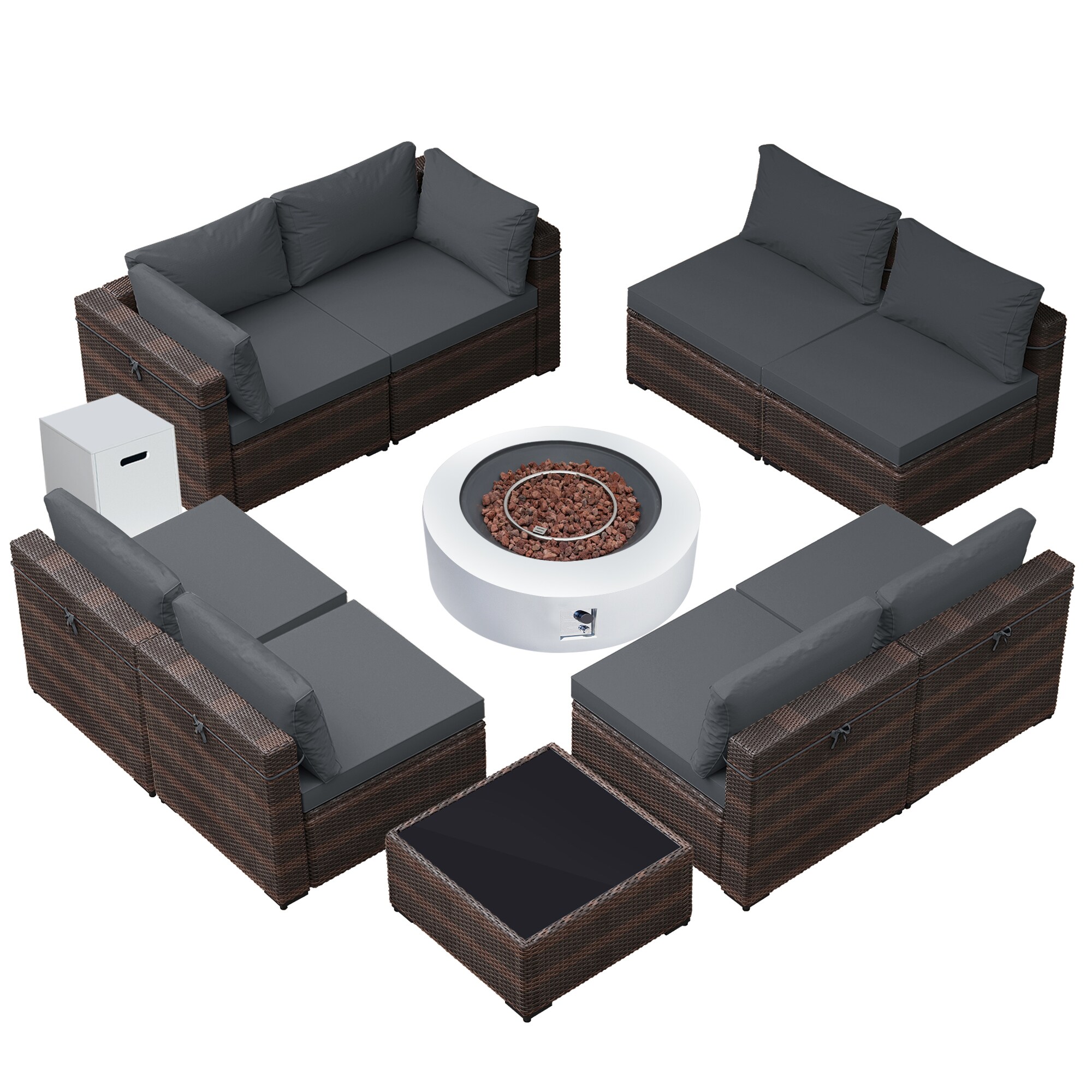 Patio Watcher LS-RT9-KD42WH-B3 Patio-Conversation-Sets - View #2
