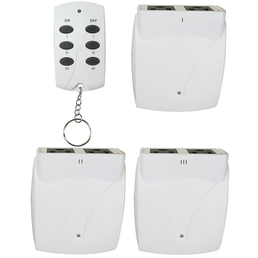 Prime 80 Ft. Range White Wireless Switch with Remote Control (3-Pack) -  People's Lumber & Hardware