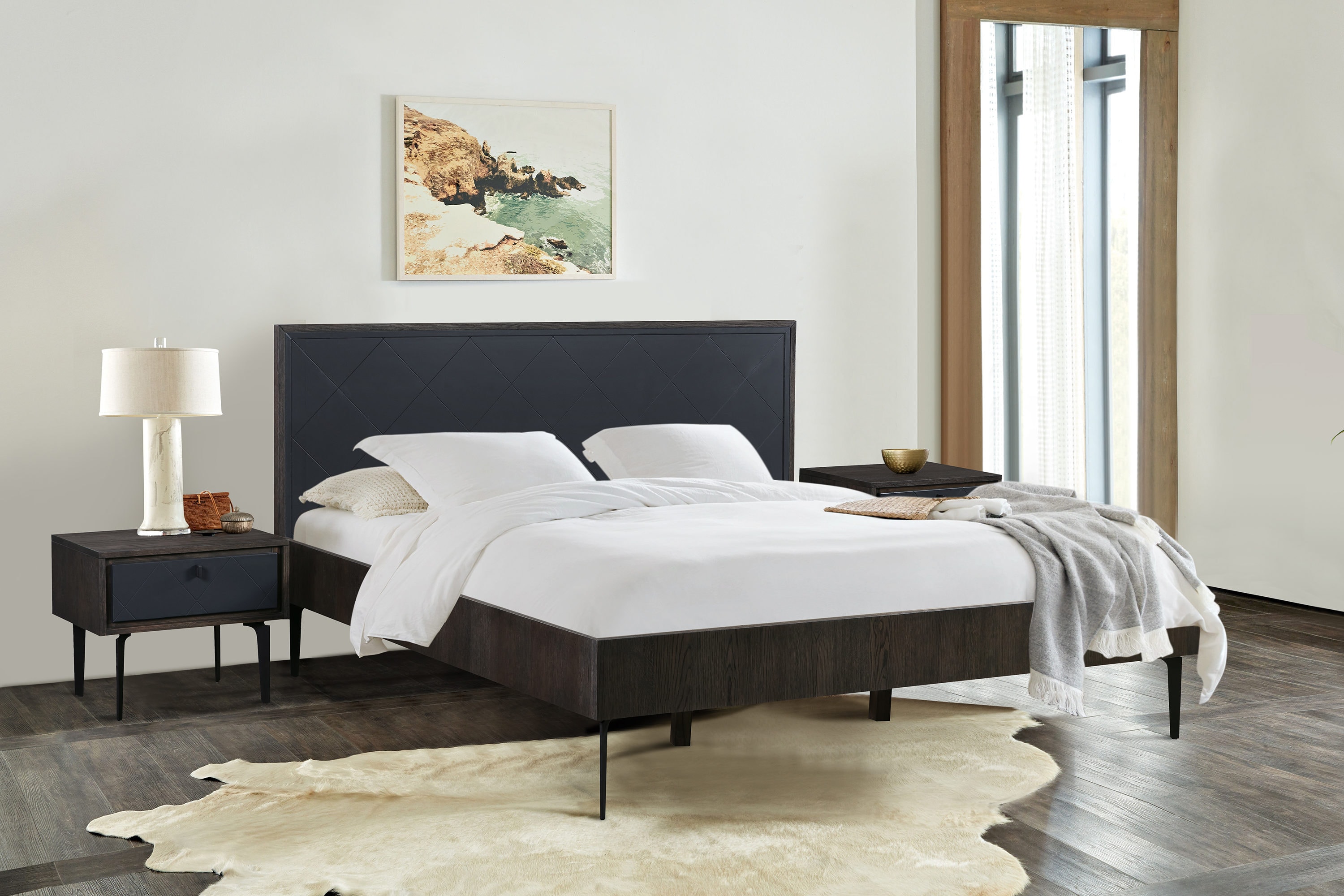 Armen Living SETCRBDKG3A Bedroom-Sets - View #3