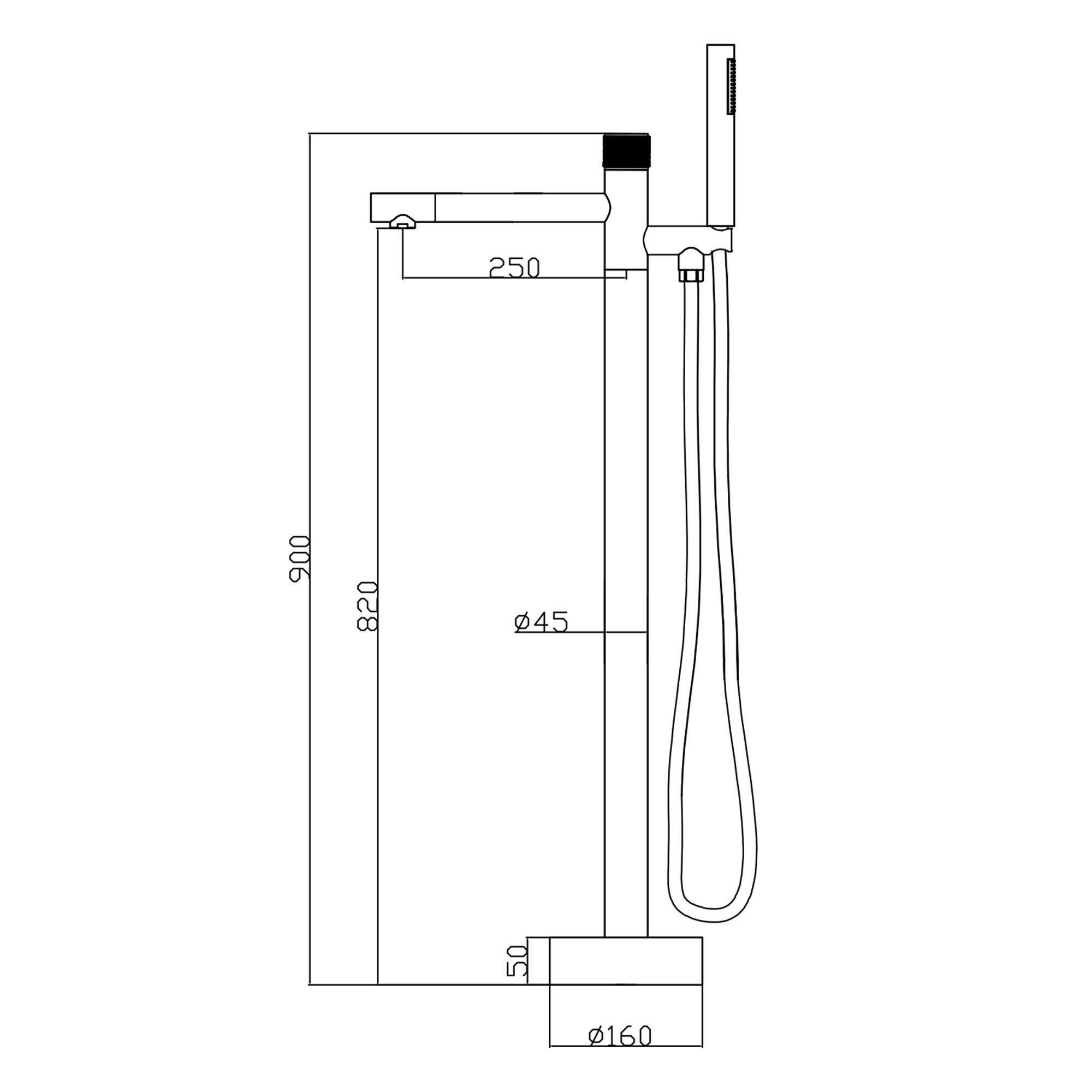 Maincraft HHK0271CH Roman-Tub-Faucets - View #6
