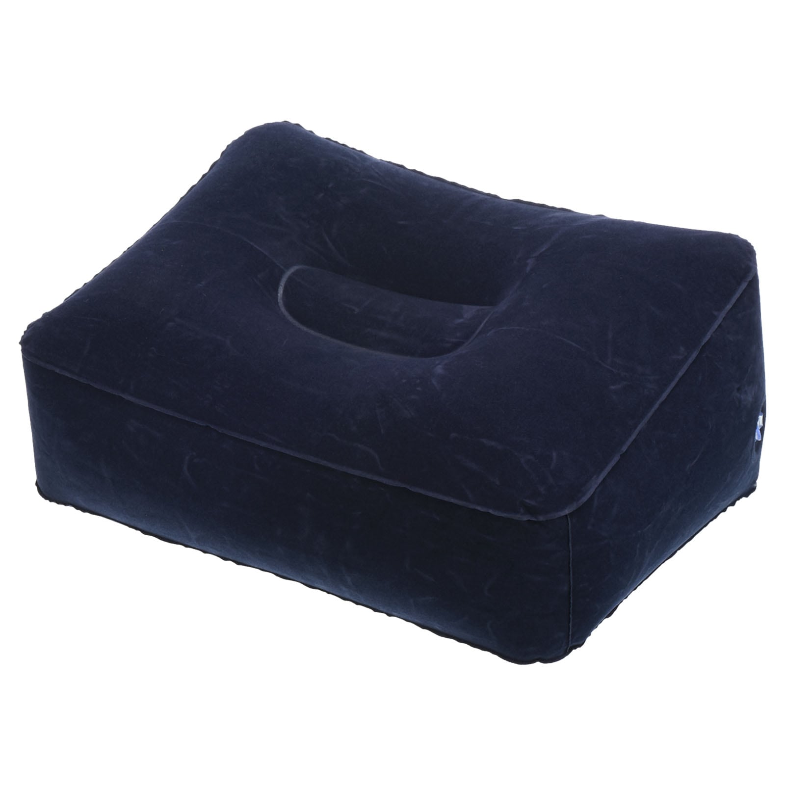 PATIKIL S25120402UX6394 Travel Foot Rest Pillow Inflatable Foot Rest Cushion Car Seat Footrest Leg Rest Pillow for Airplane Travel Office Home Dark Blue