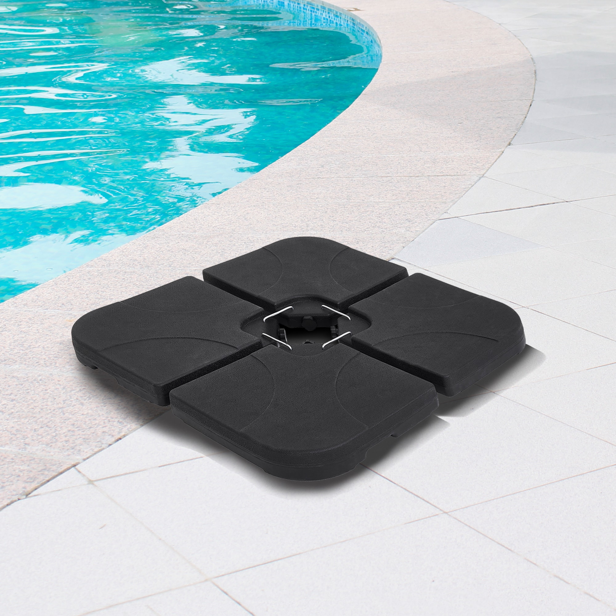 Sonkuki SD-180BK Umbrella Base Black Patio Umbrella Base