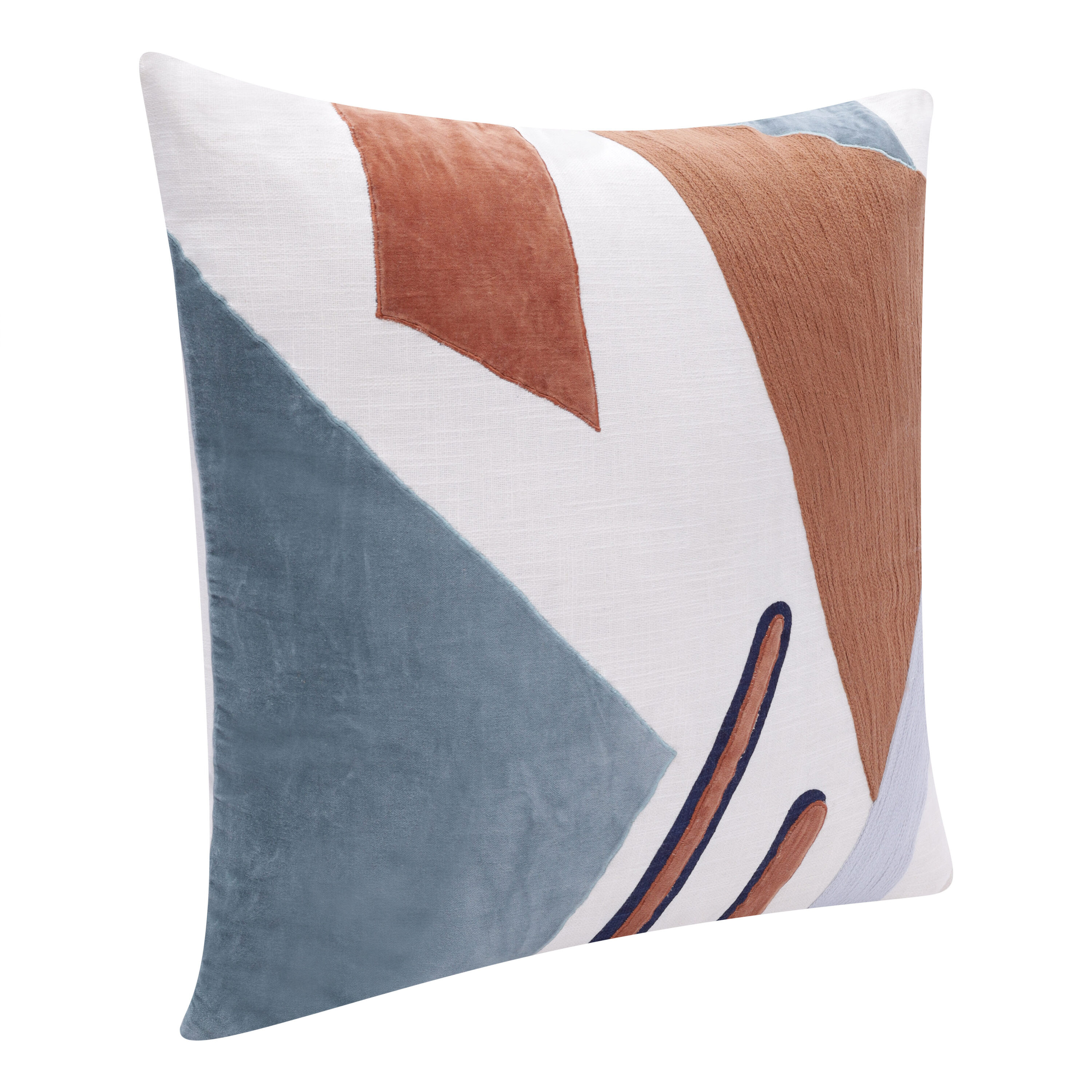 Waverly Curative 12 x 21 Blue Indoor/Outdoor Washable Throw Pillow 