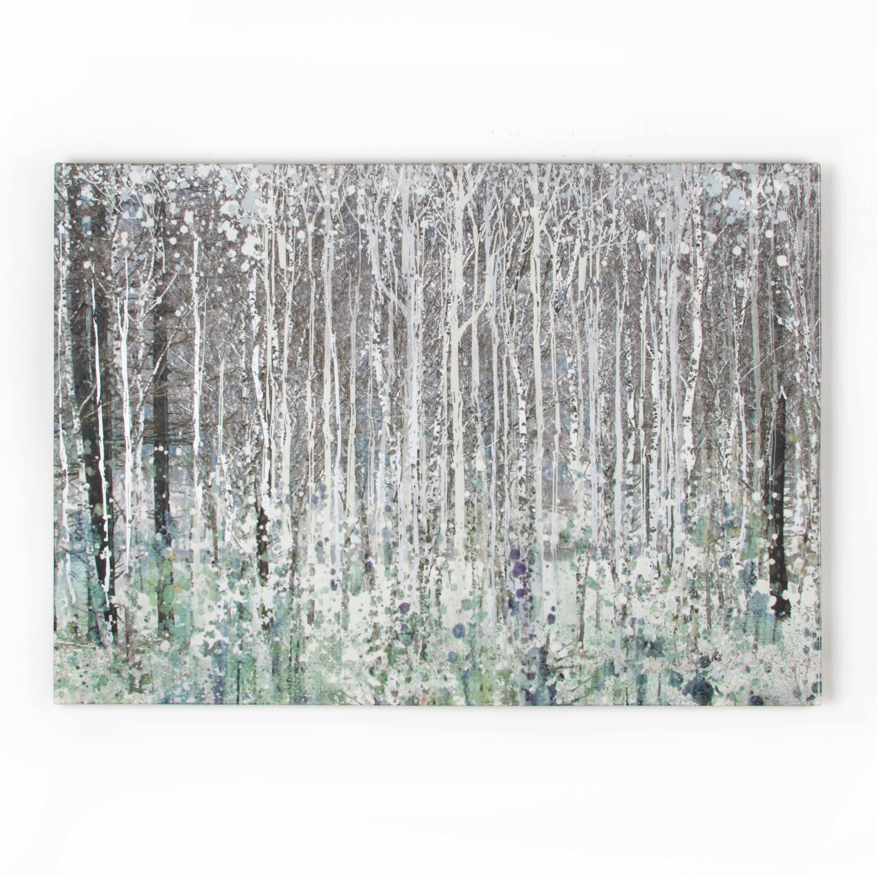 Graham & Brown Watercolor Woods 27.5-in H x 39-in W Landscapes Canvas ...
