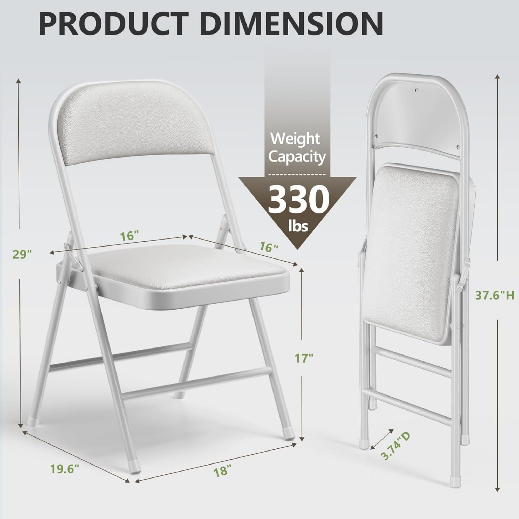 Yardgrace BSHCSCJ8PWT1 Folding-Chairs - View #6